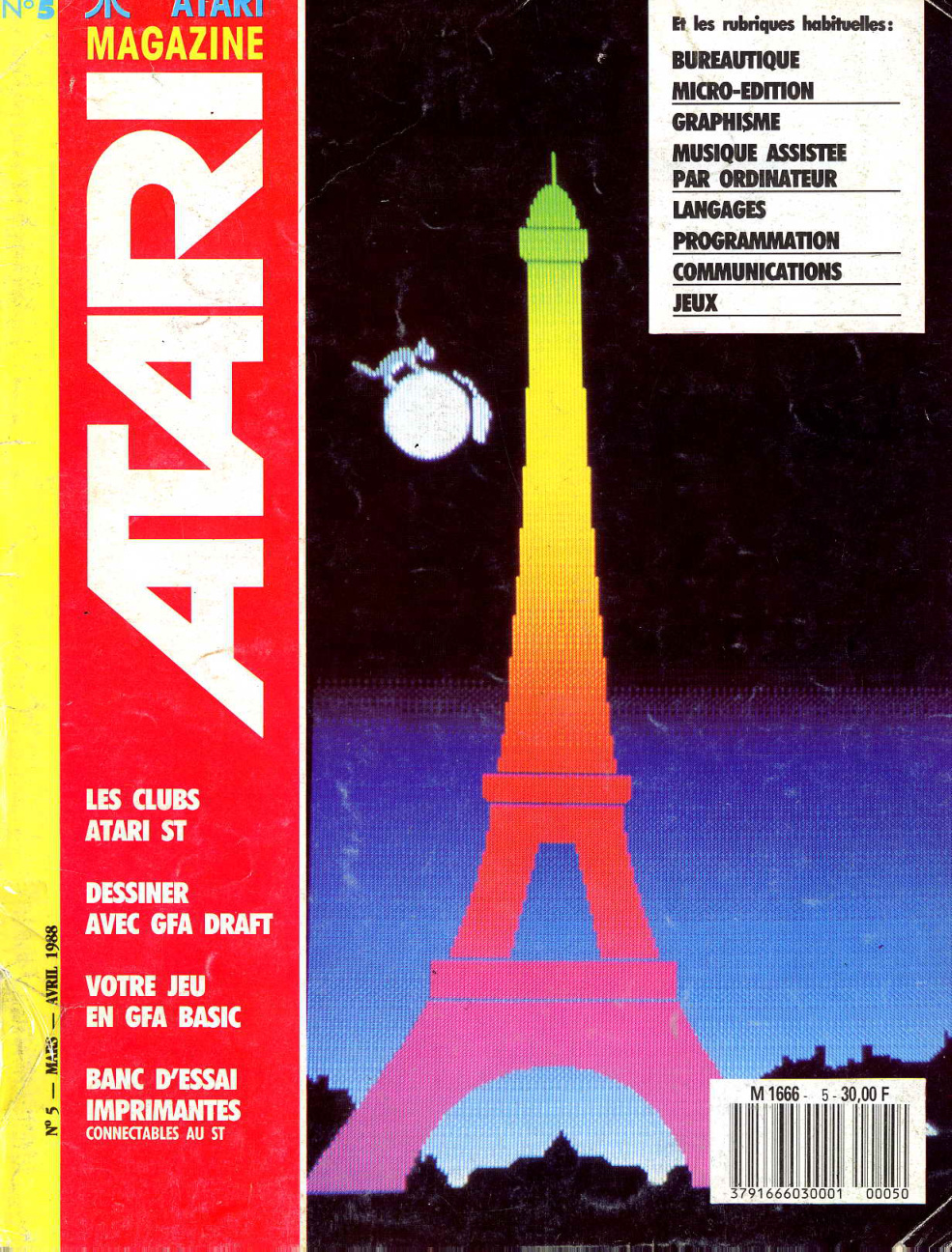 Première page de atarimagazinepv numero05