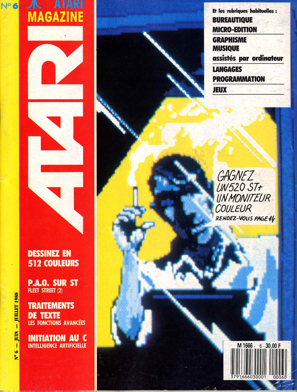 Première page de atarimagazinepv numero06