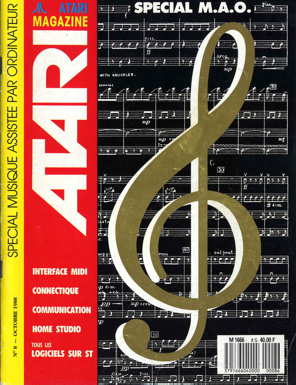 Première page de atarimagazinepv numero08