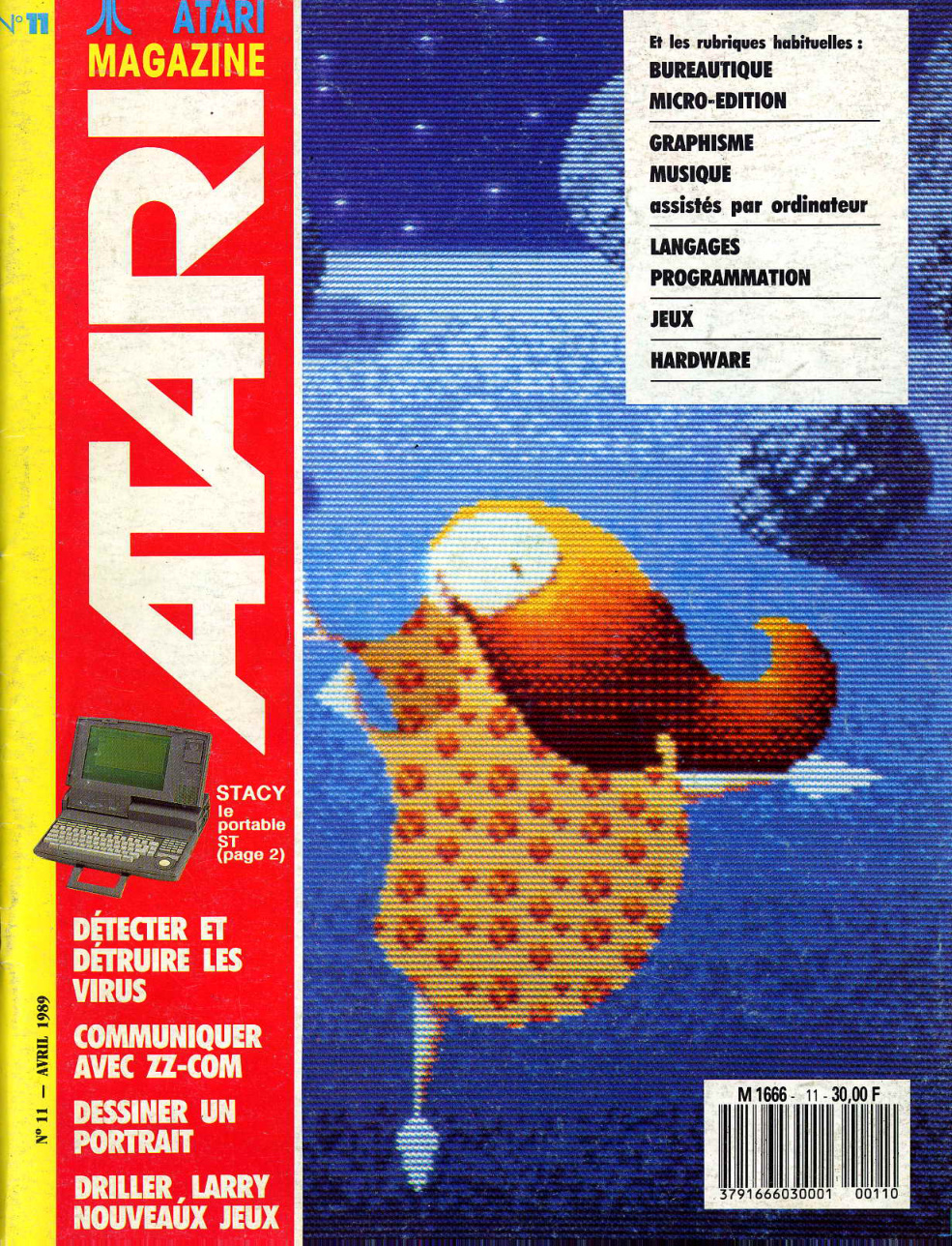 Première page de atarimagazinepv numero11