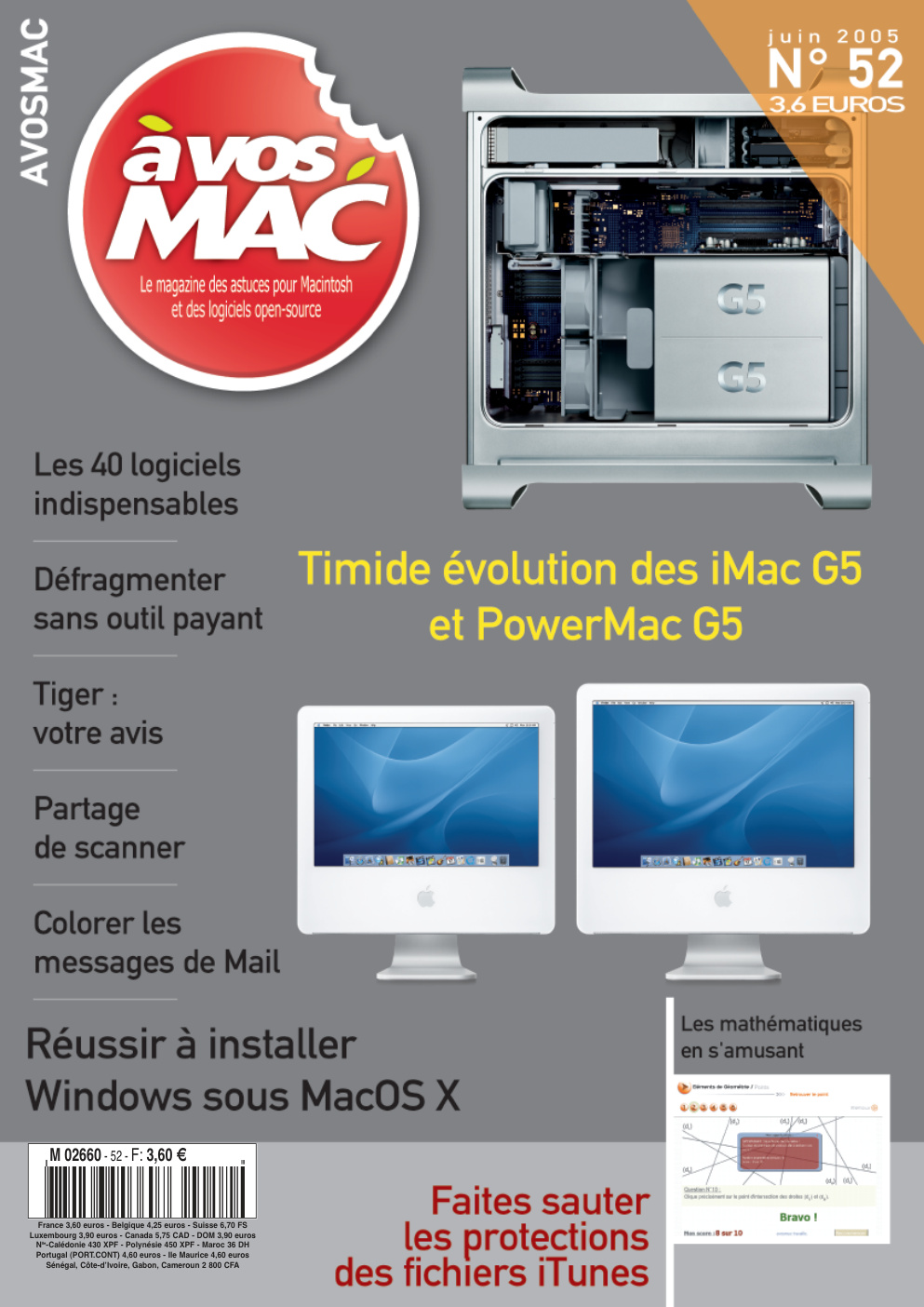 Première page de avosmac numero052