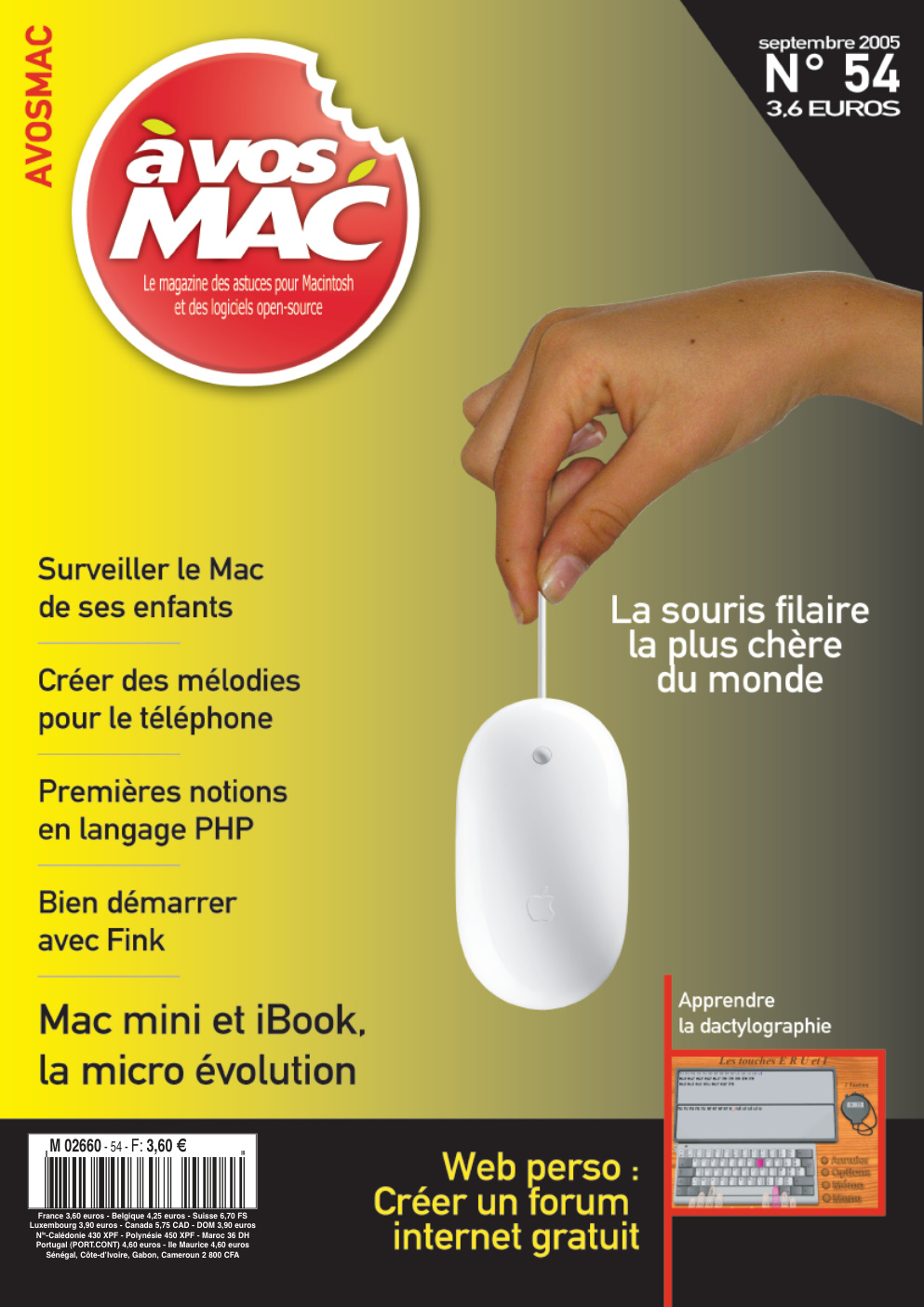 Première page de avosmac numero054