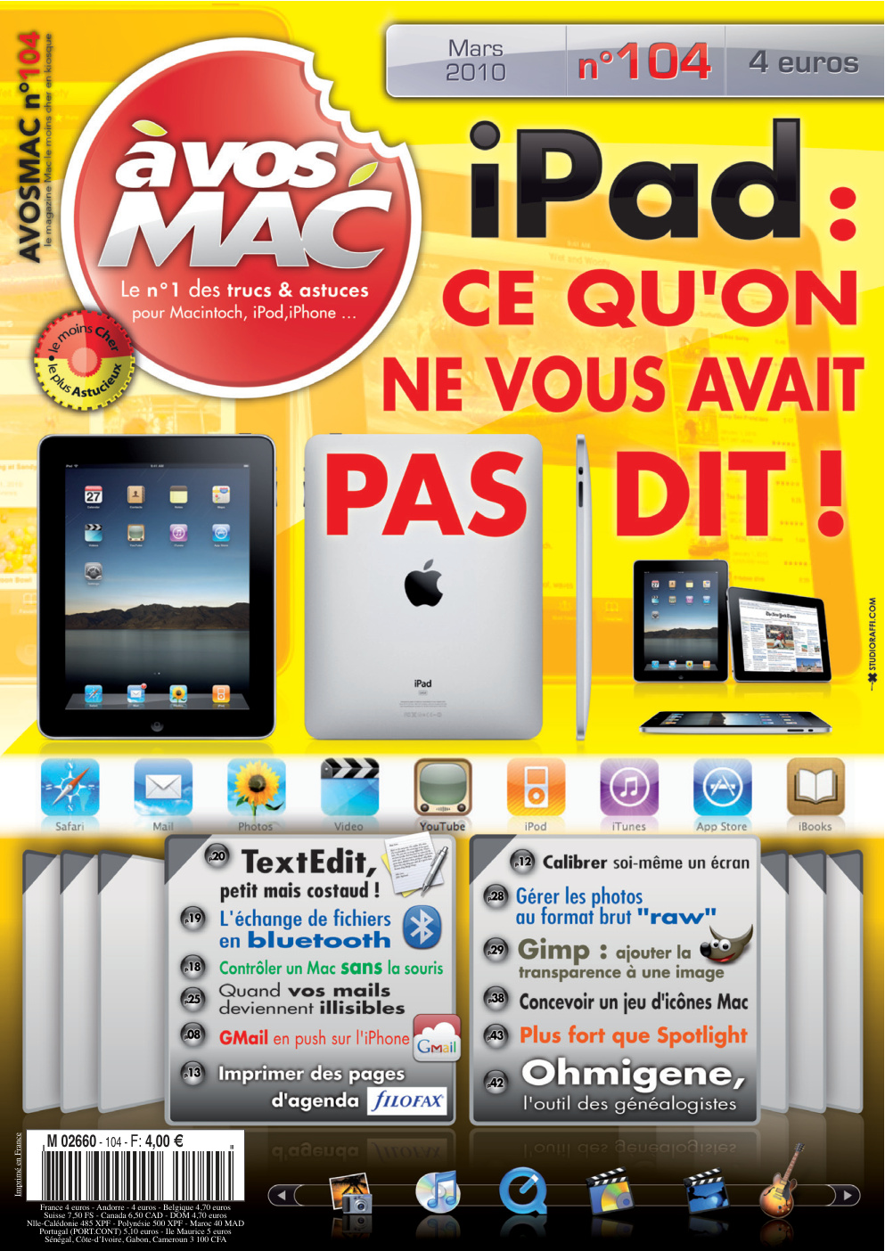 Première page de avosmac numero104