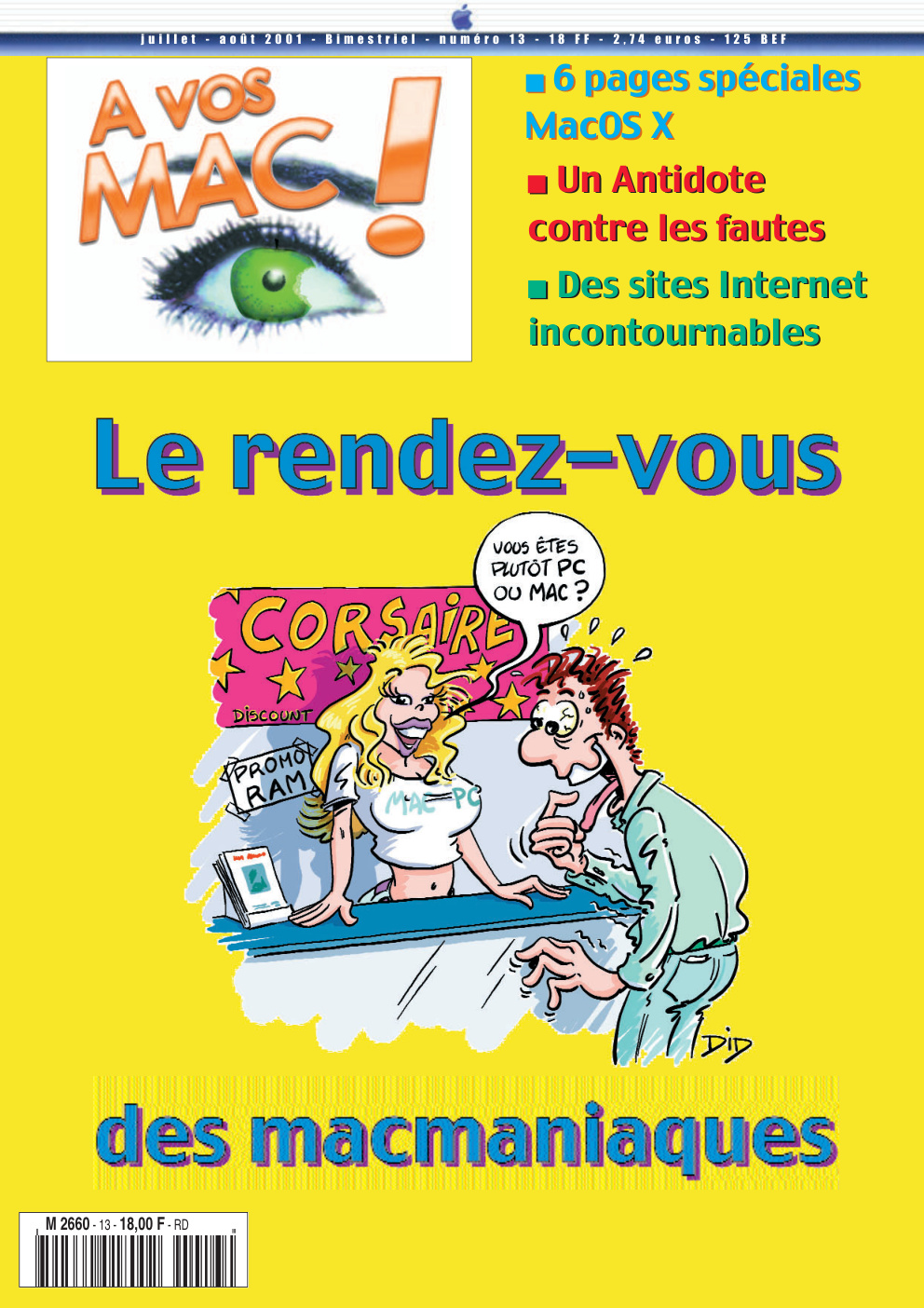 Première page de avosmac numero13