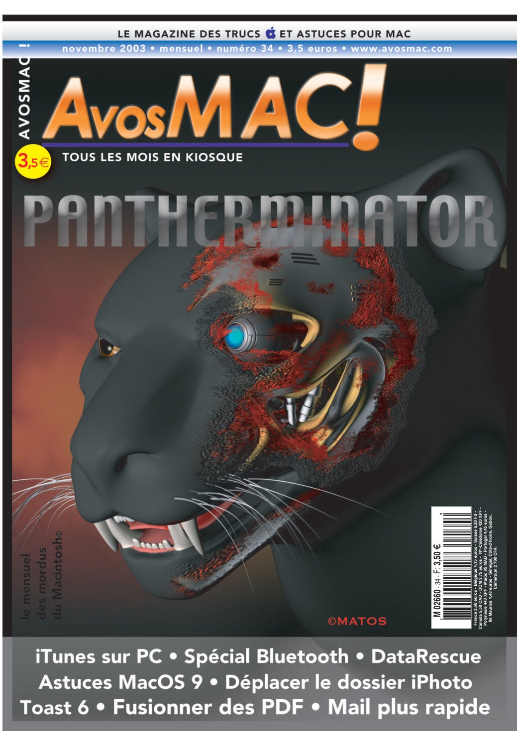 Première page de avosmac numeroannee2003 10
