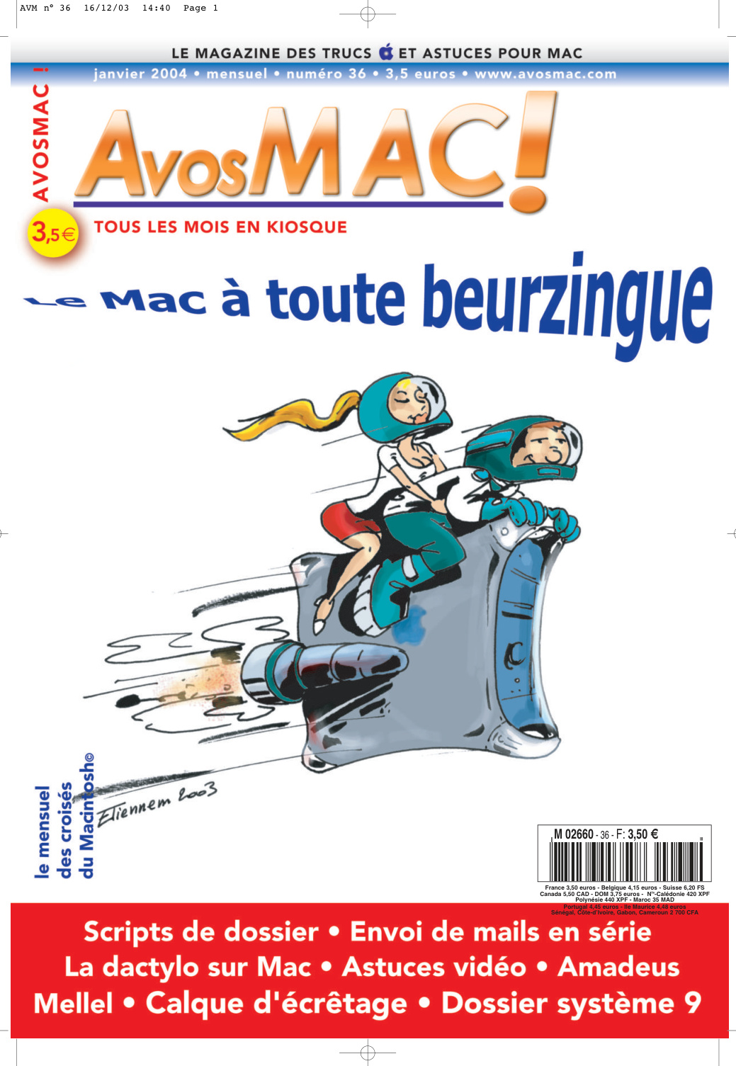 Première page de avosmac numeroannee2004
