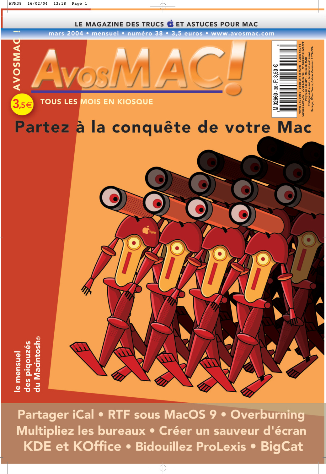 Première page de avosmac numeroannee2004 03
