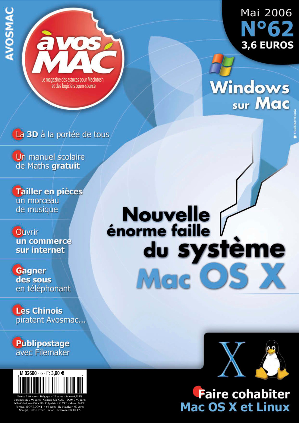 Première page de avosmac numeroannee2006 05