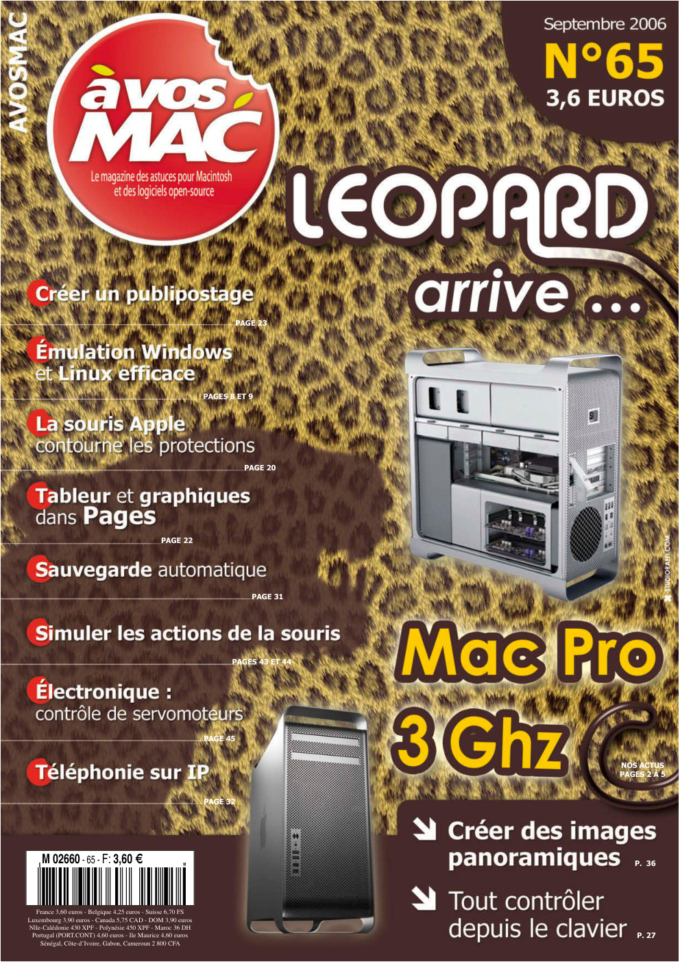 Première page de avosmac numeroannee2006 08