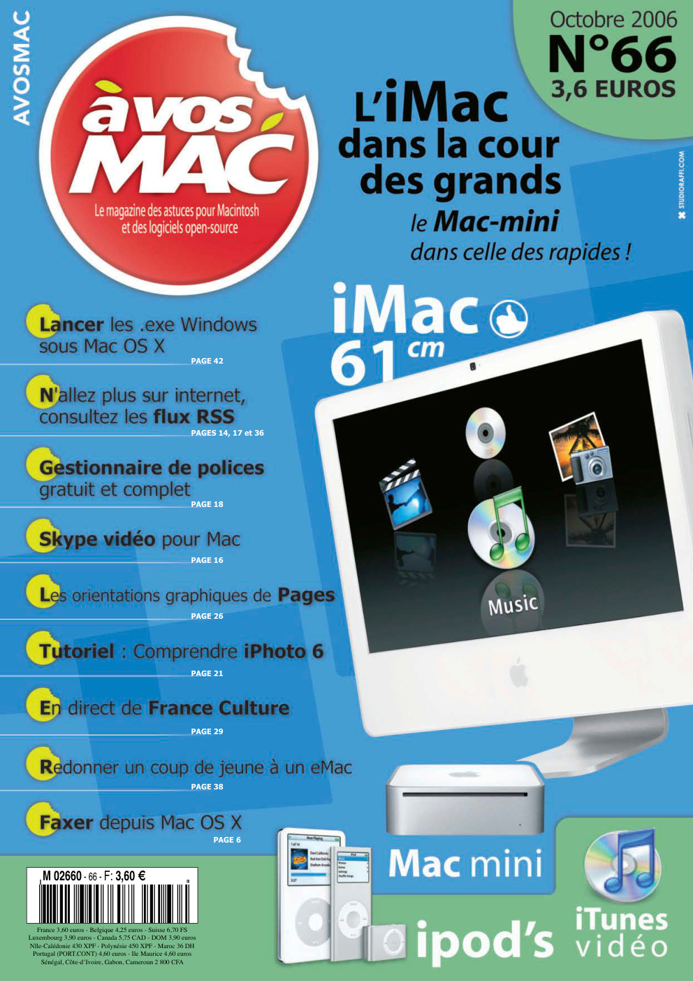 Première page de avosmac numeroannee2006 09