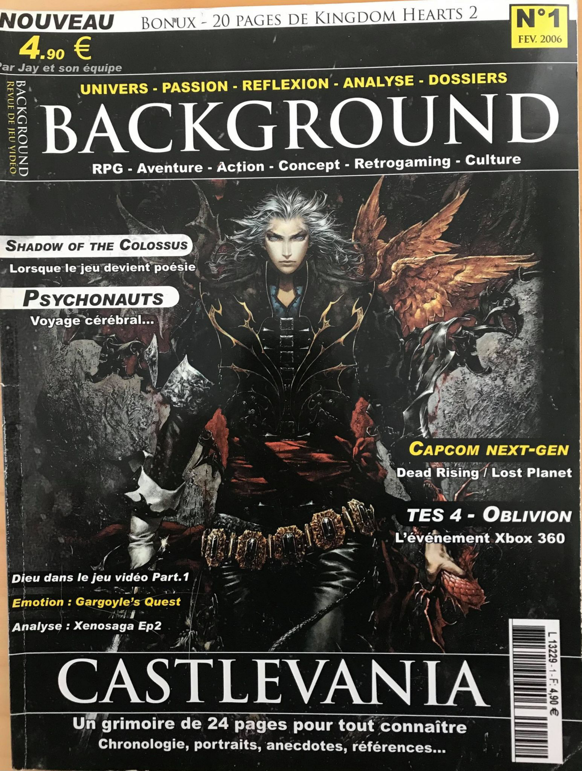 Première page de background numero01