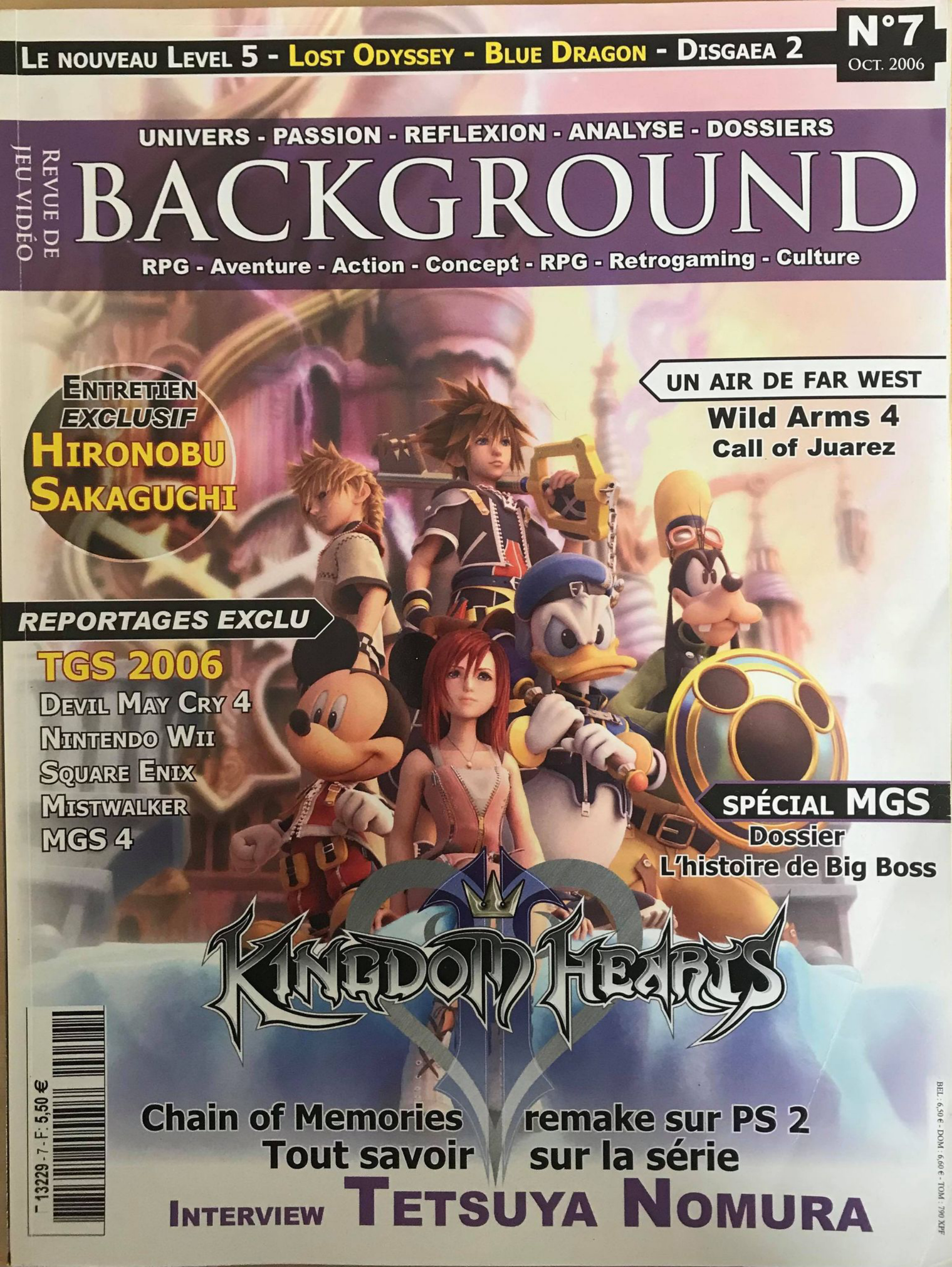 Première page de background numero07