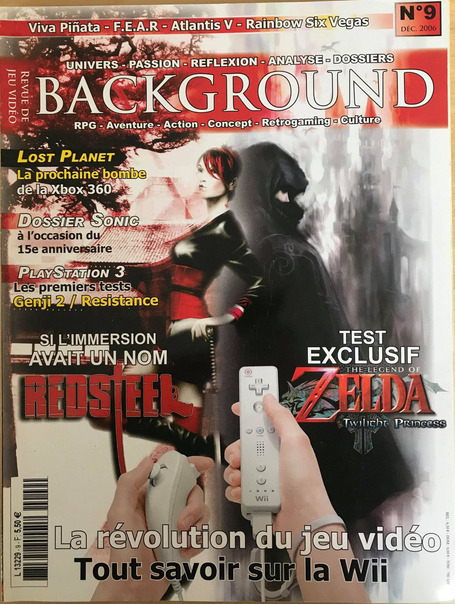 Première page de background numero09