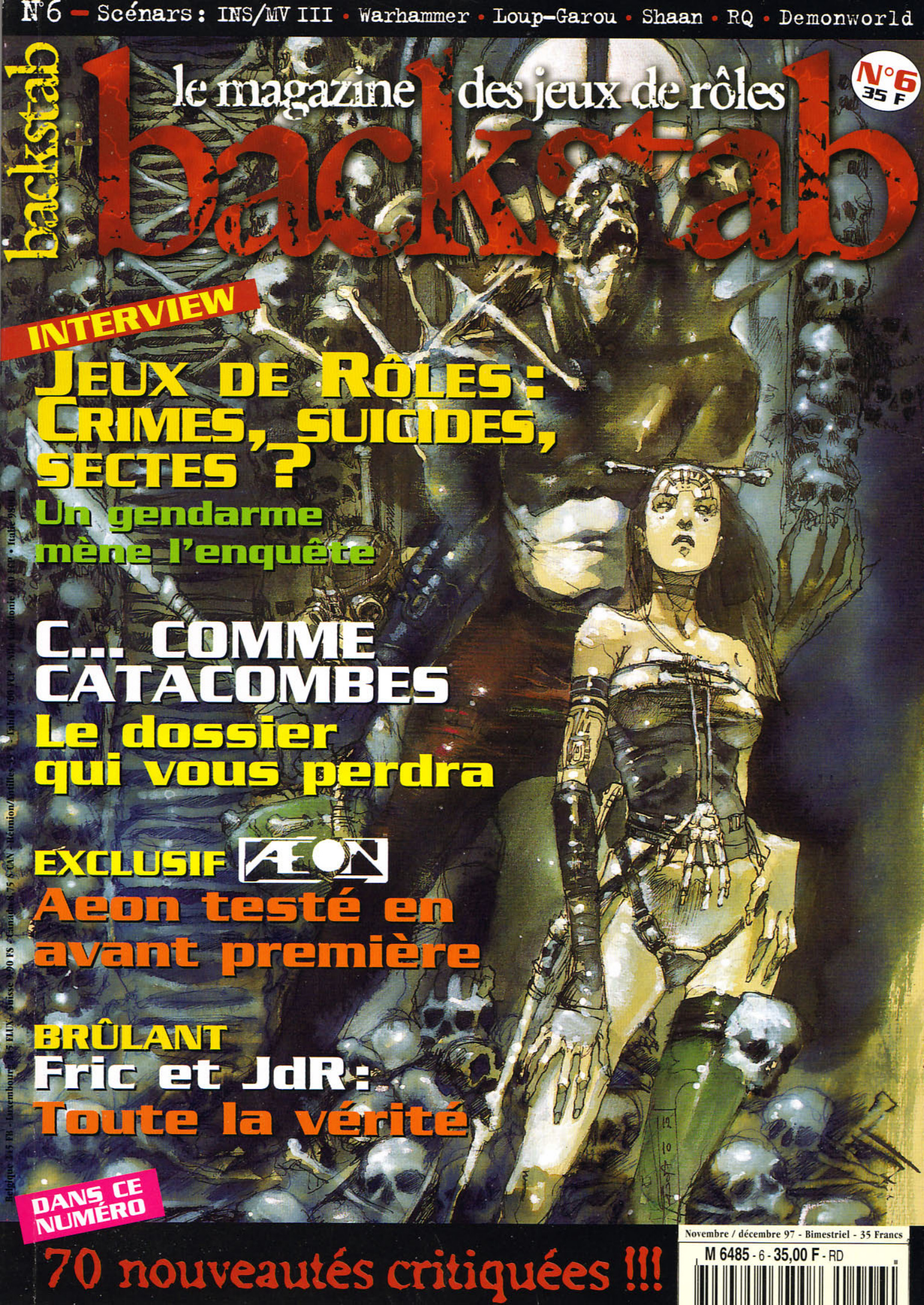 Première page de backstab numero06
