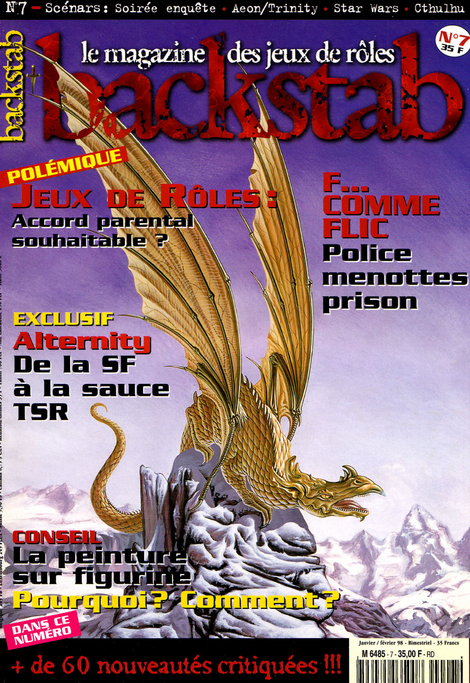 Première page de backstab numero07