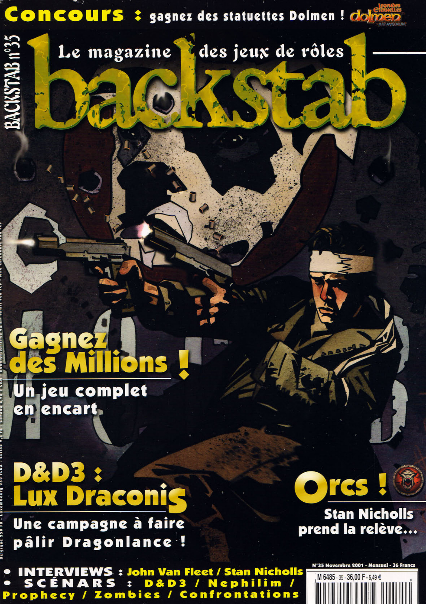 Première page de backstab numero35
