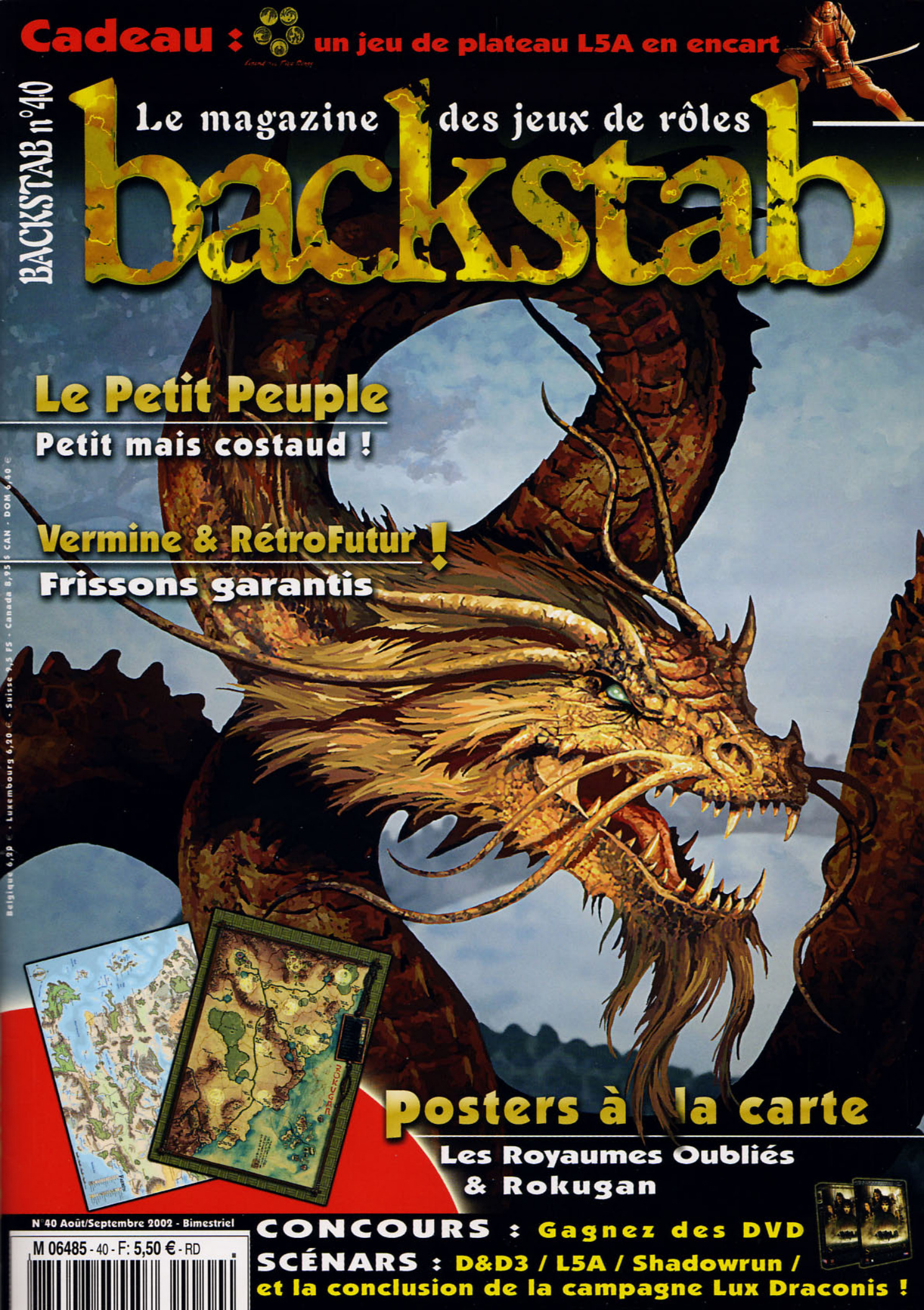 Première page de backstab numero40