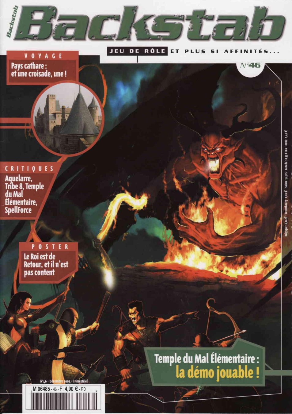 Première page de backstab numero46