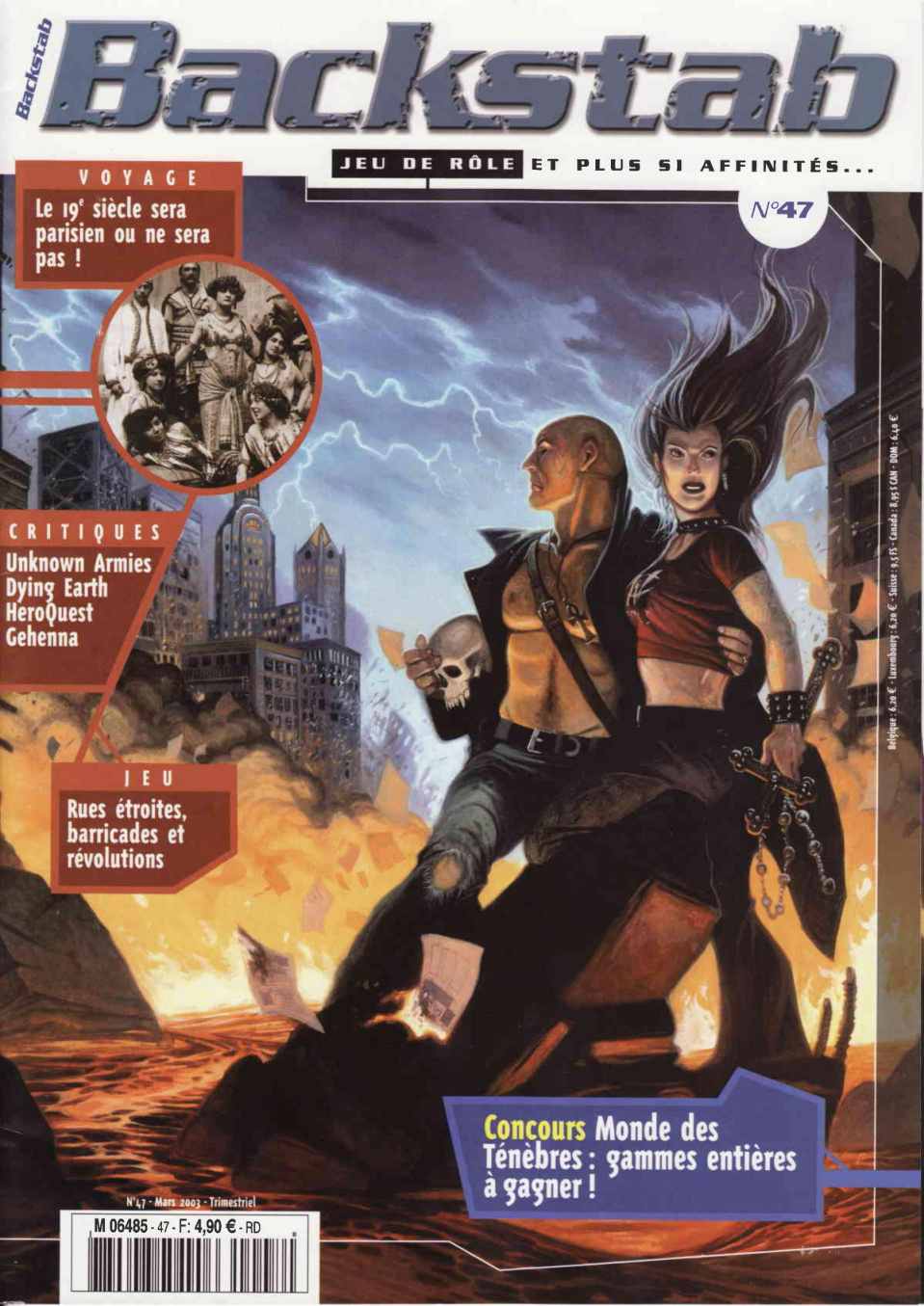 Première page de backstab numero47