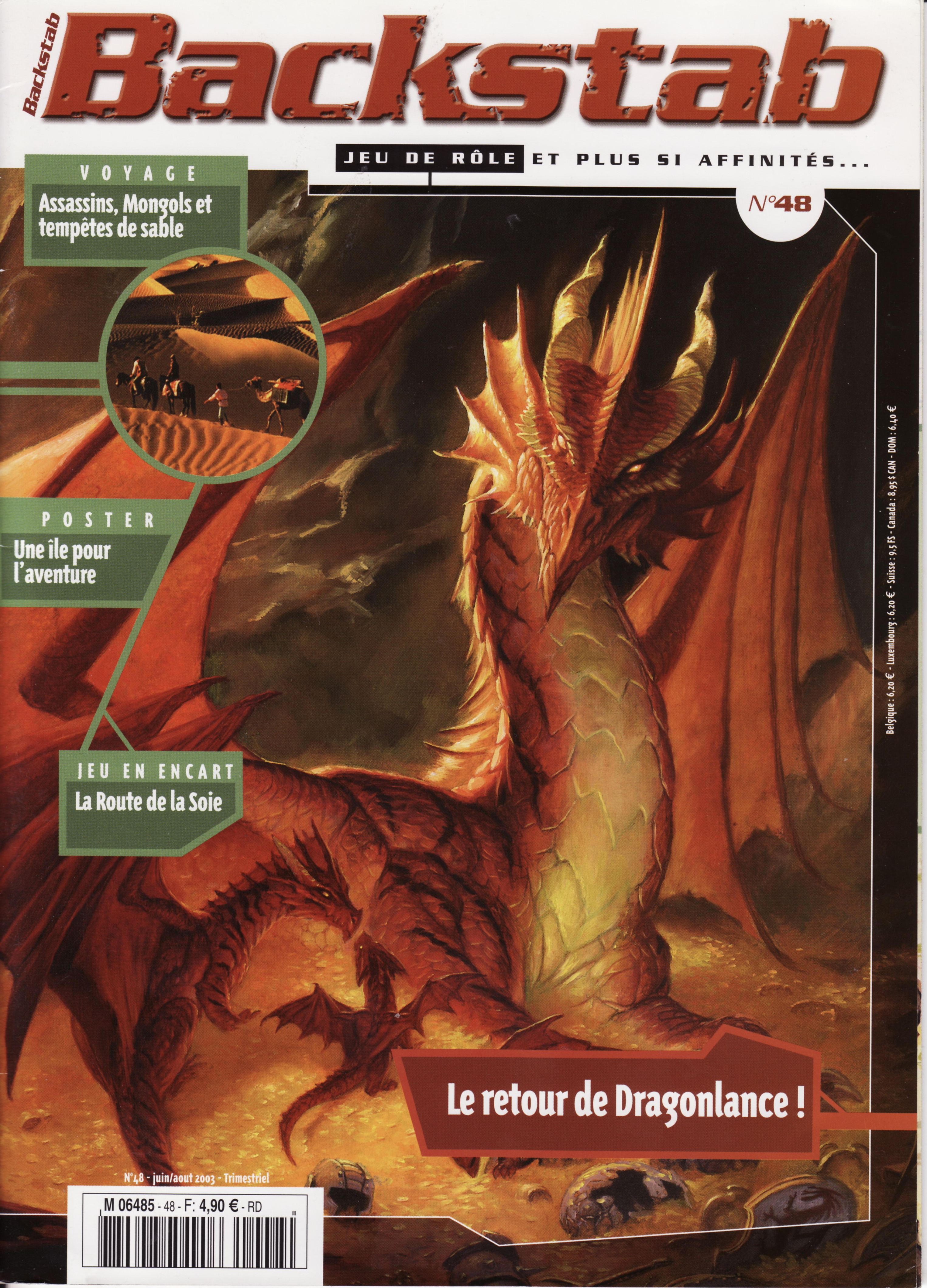 Première page de backstab numero48