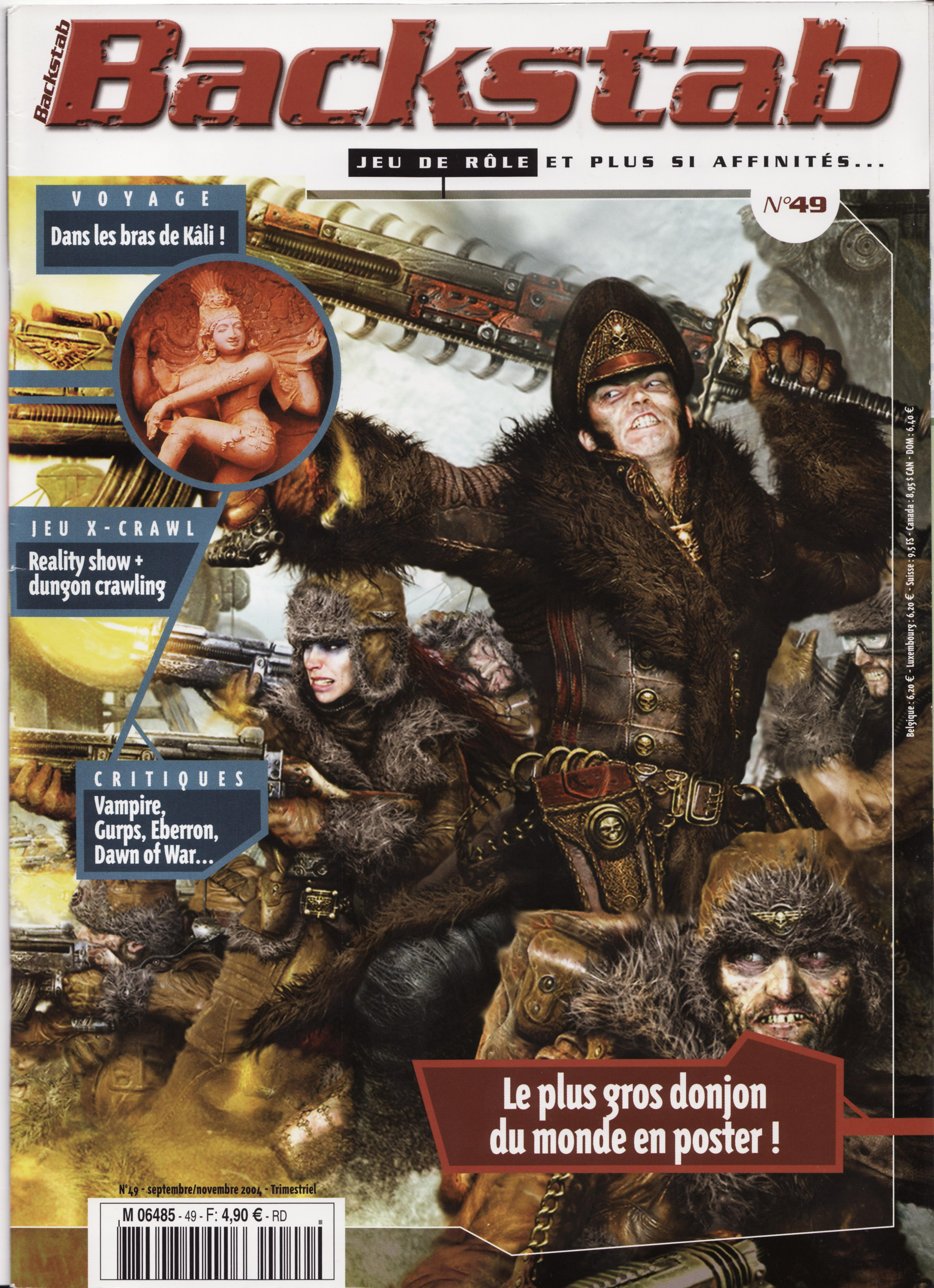 Première page de backstab numero49