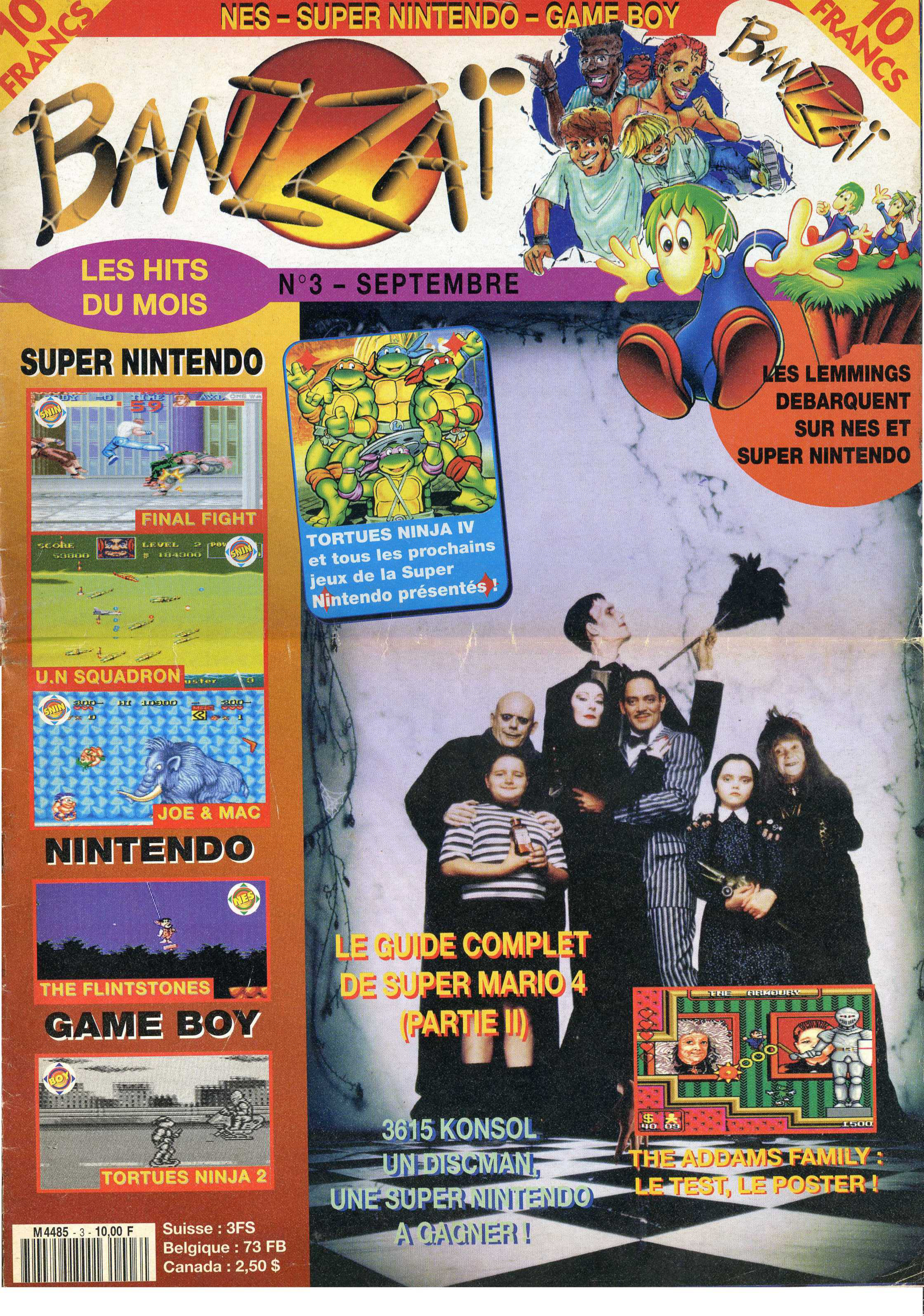 Première page de banzzai numero03