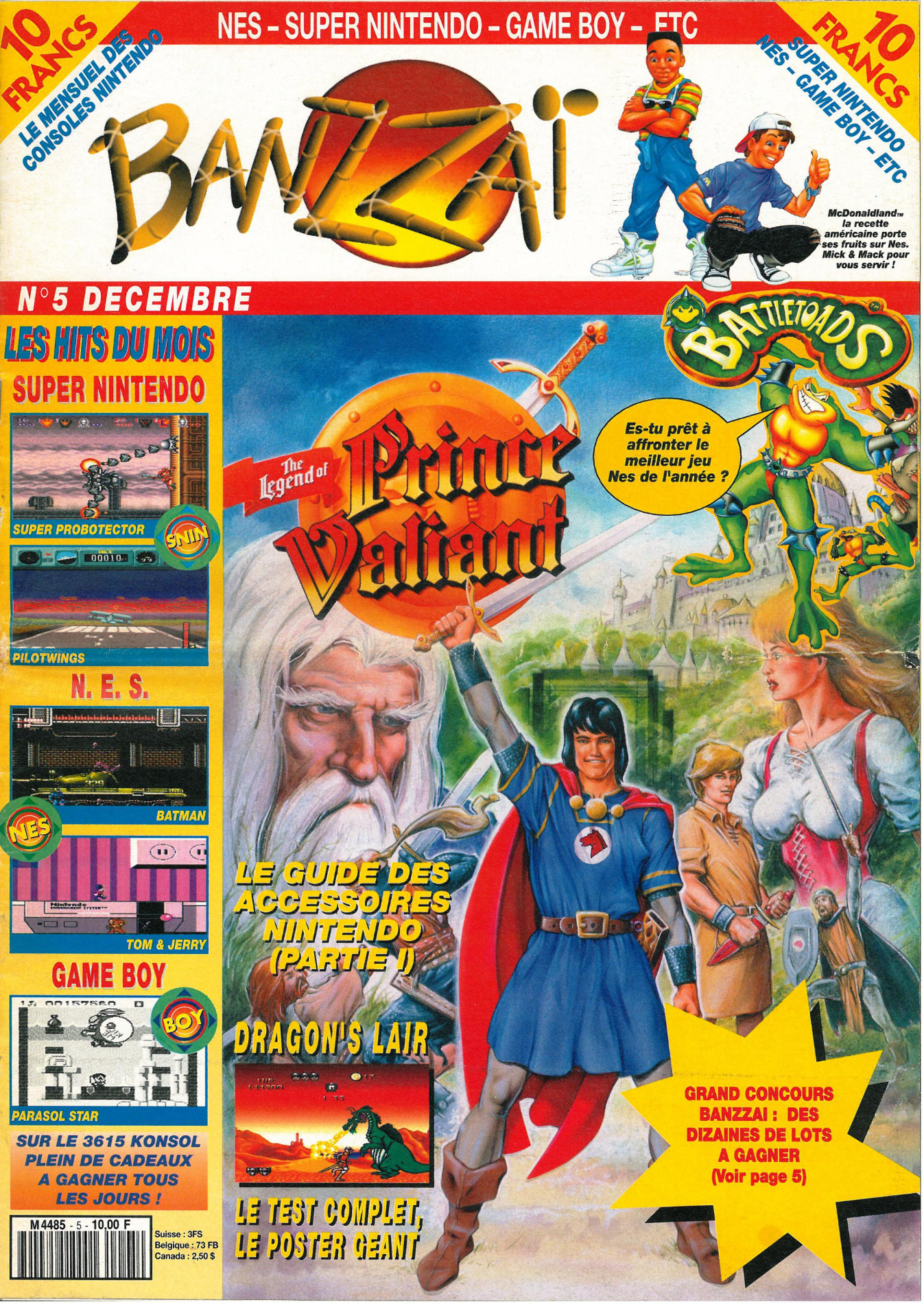 Première page de banzzai numero05