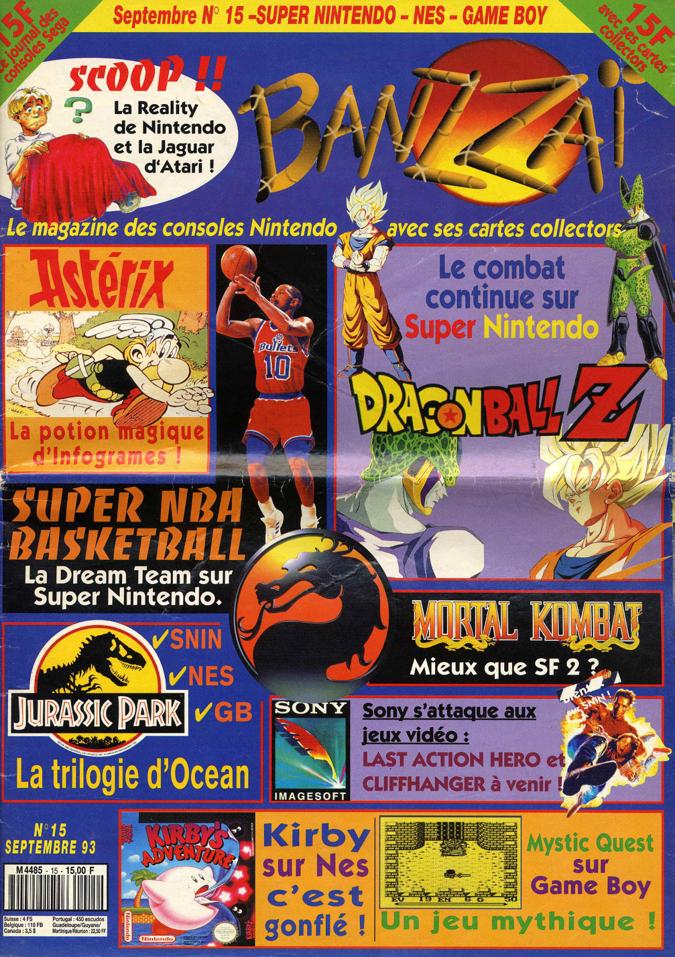 Première page de banzzai numero15