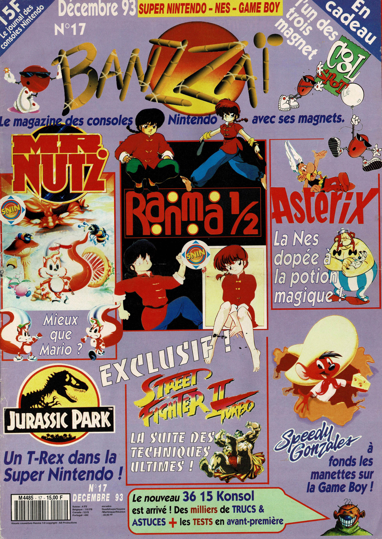 Première page de banzzai numero17