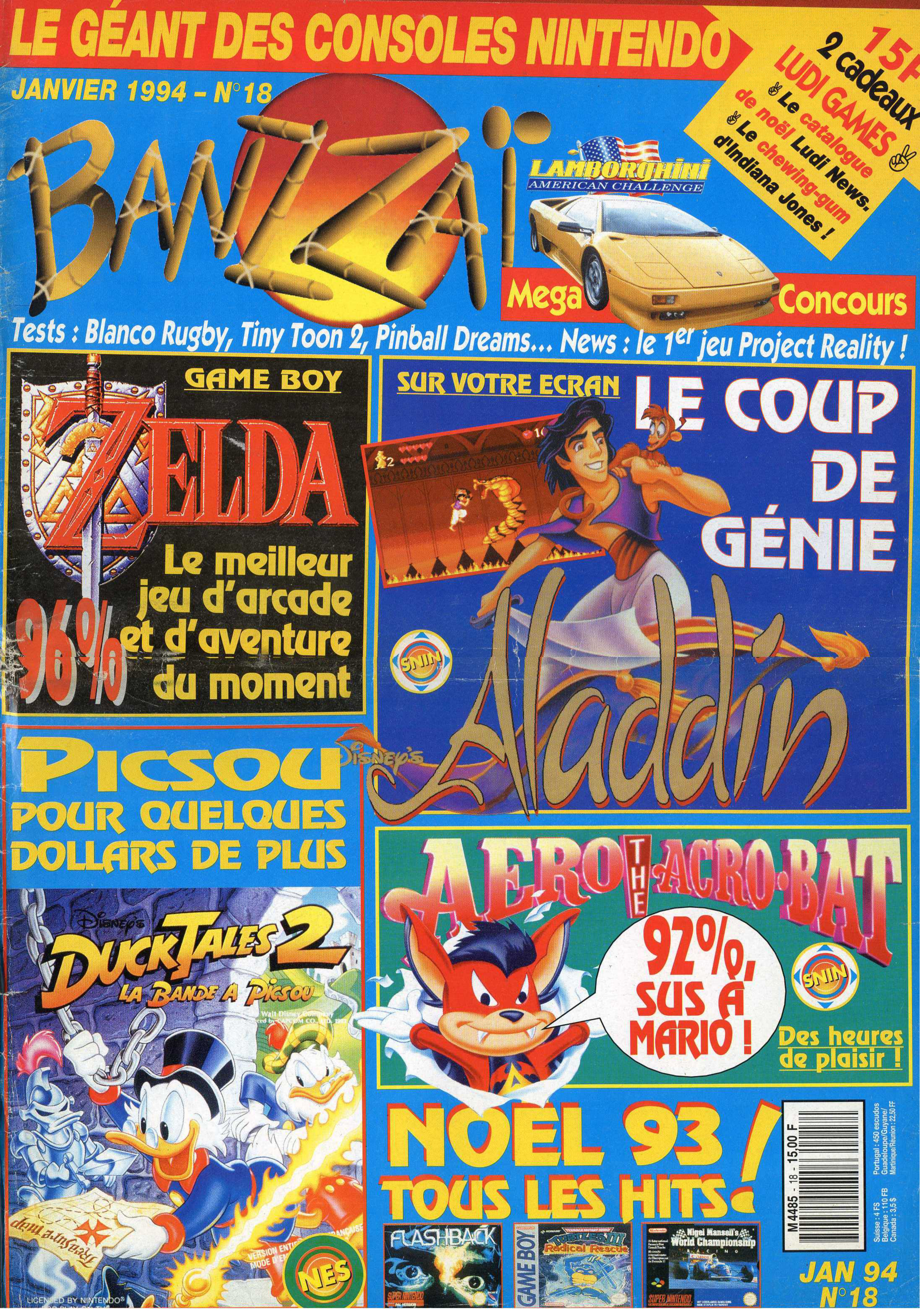 Première page de banzzai numero18