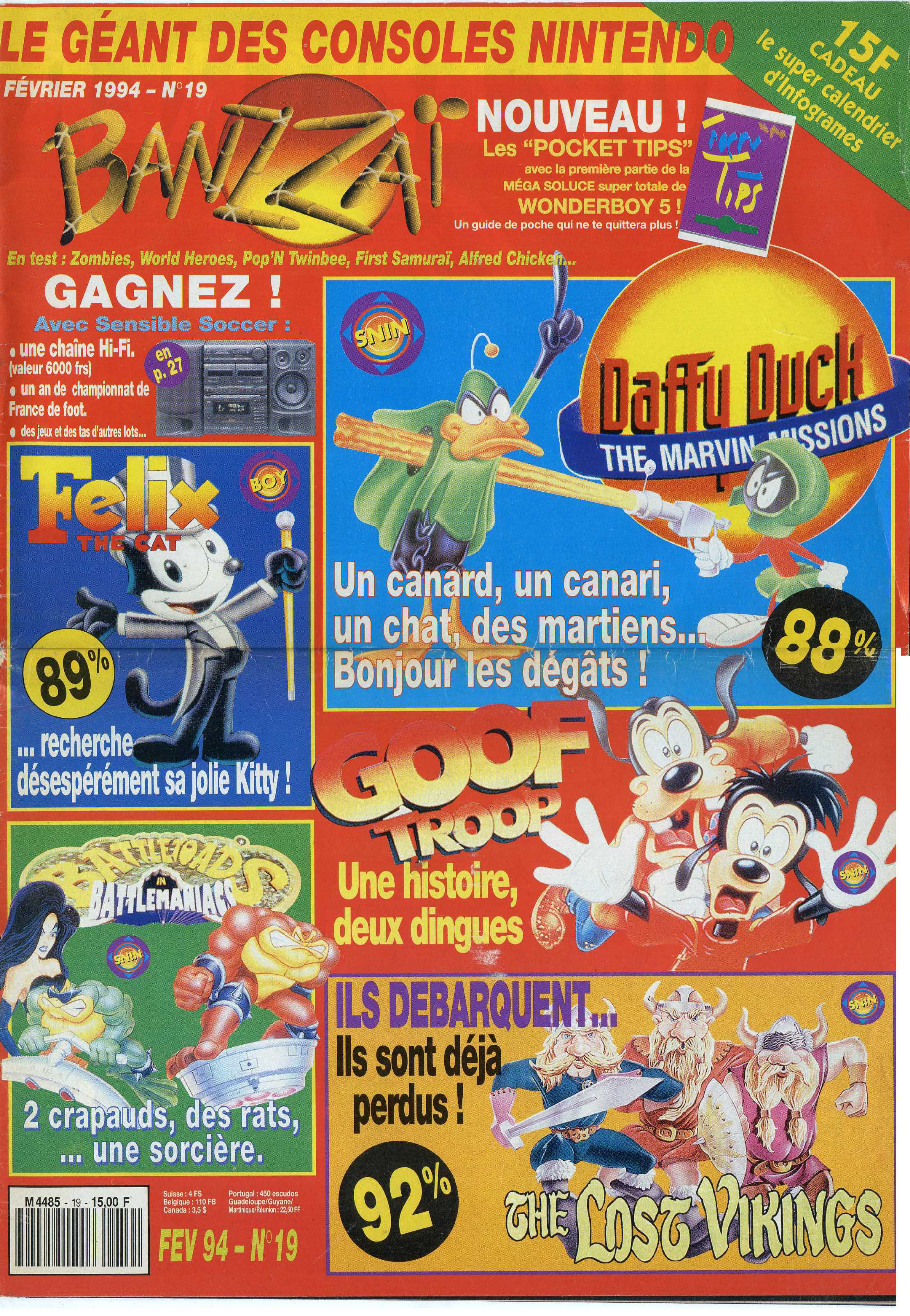 Première page de banzzai numero19