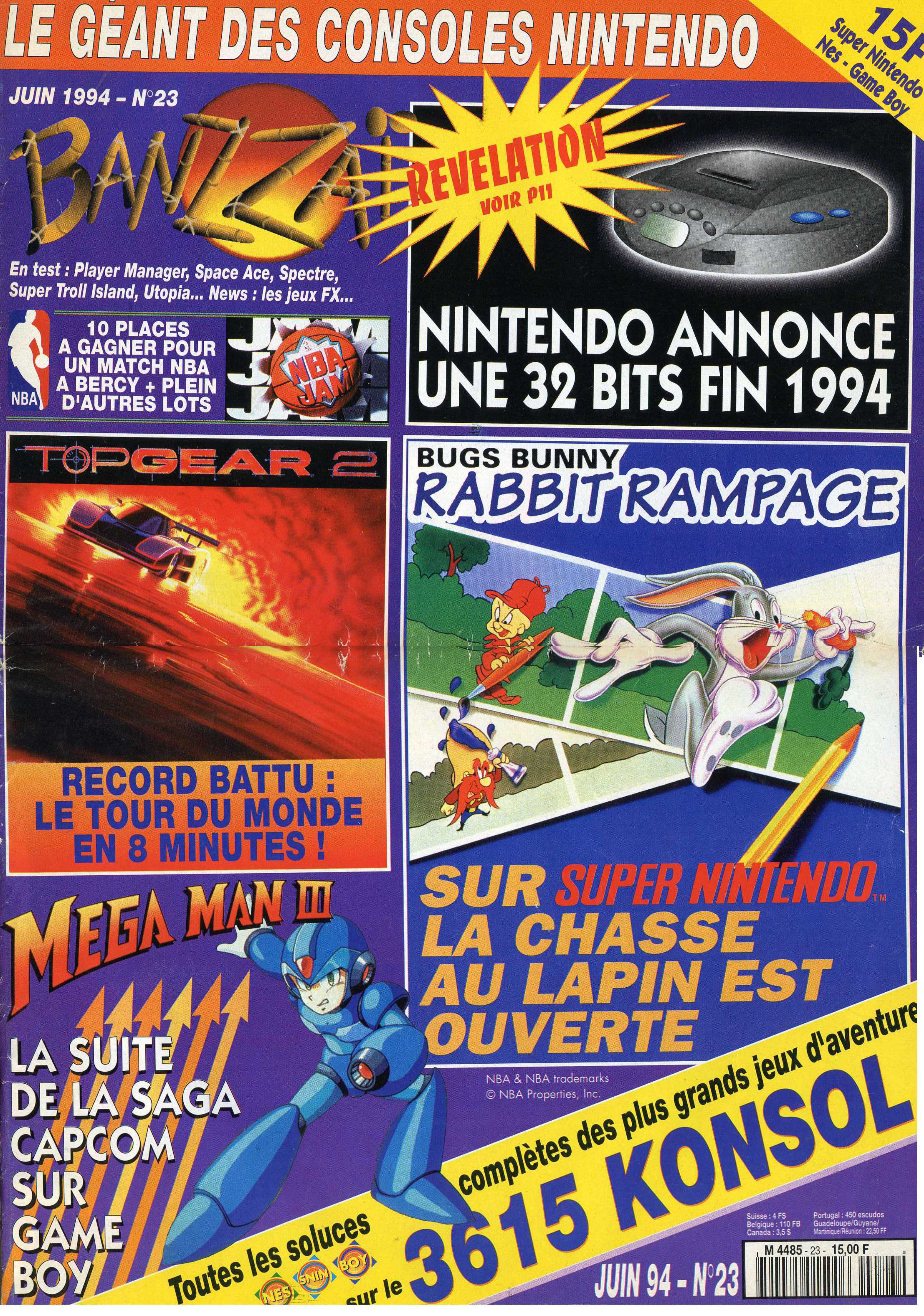 Première page de banzzai numero23