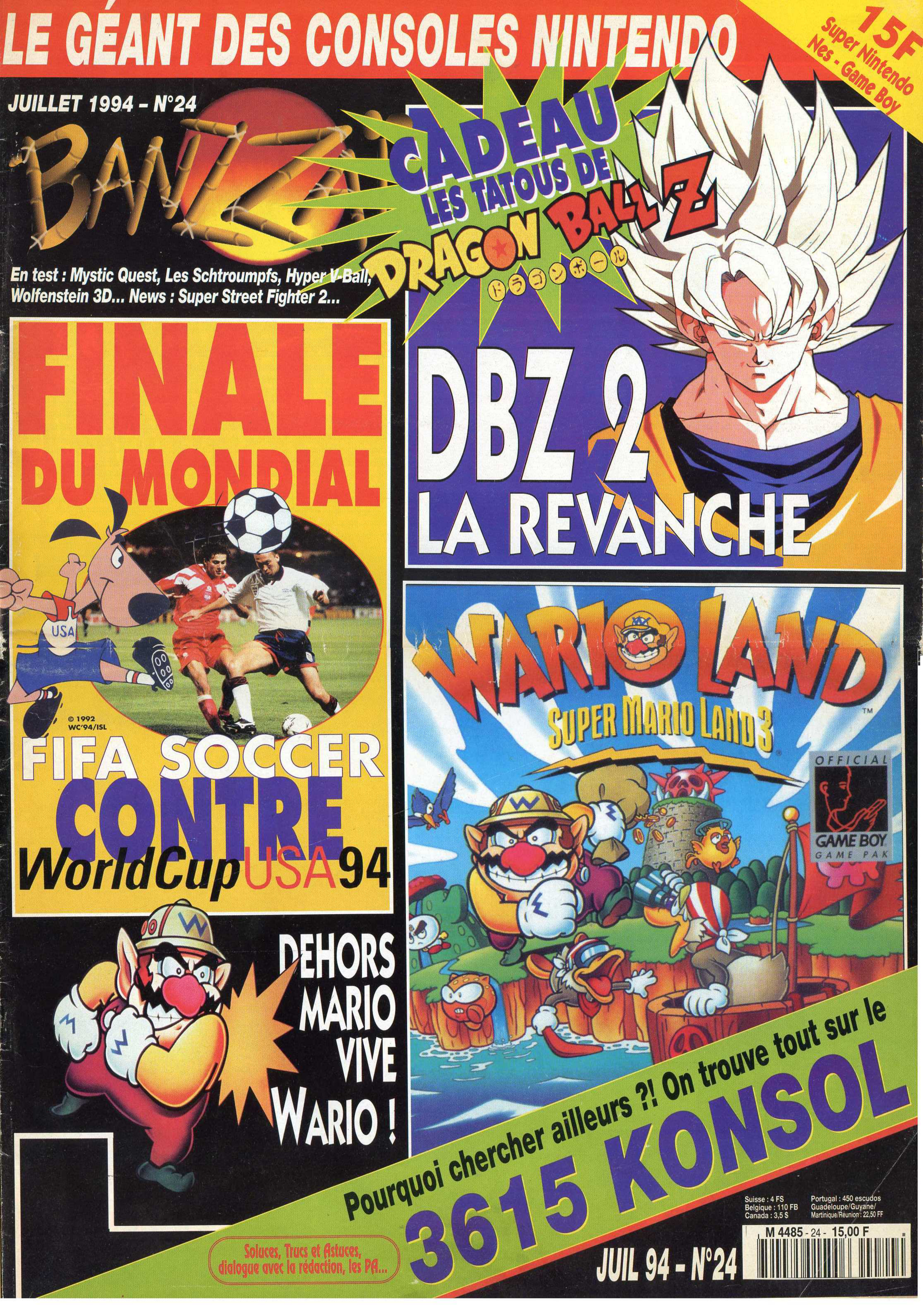 Première page de banzzai numero24