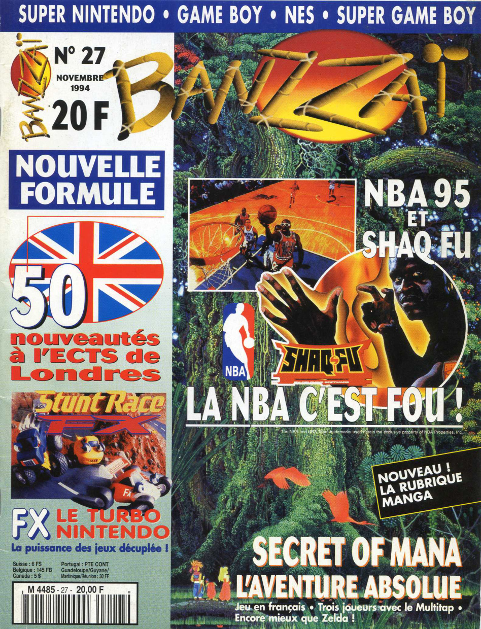 Première page de banzzai numero27