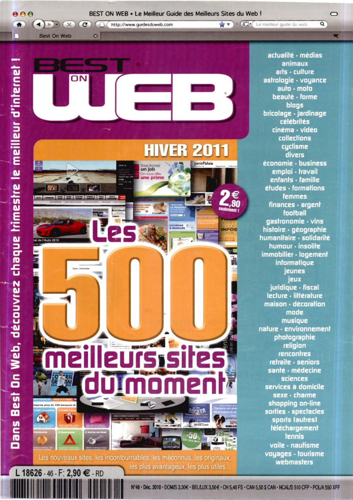 Première page de bestonweb numero46