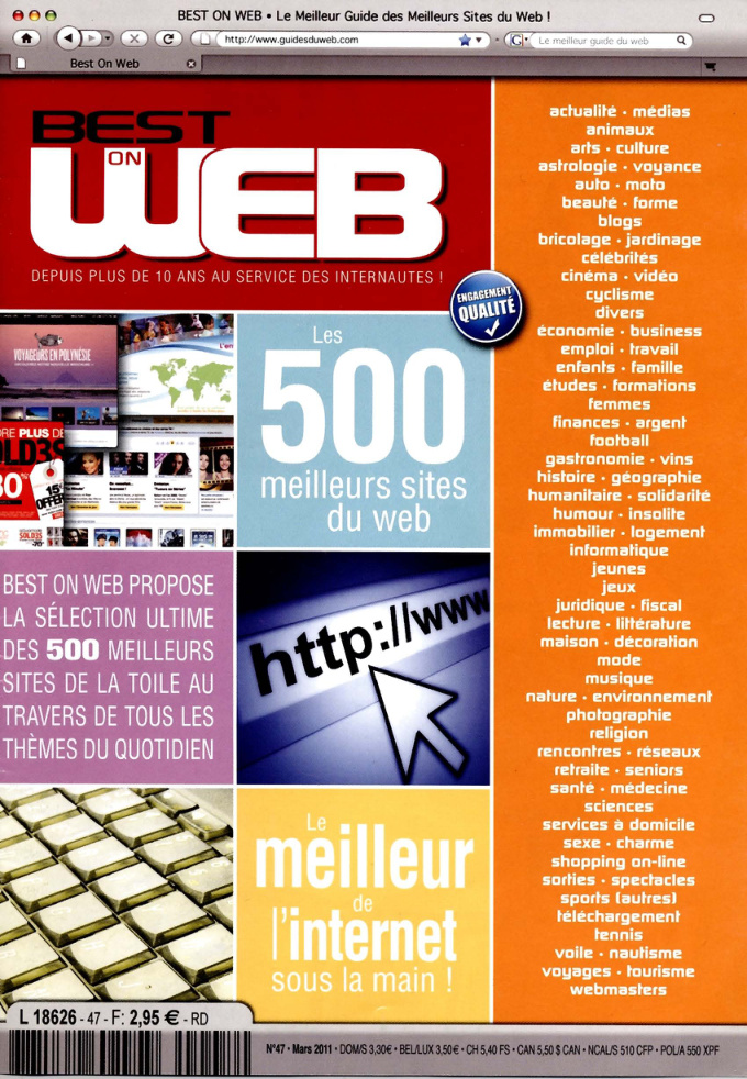 Première page de bestonweb numero47