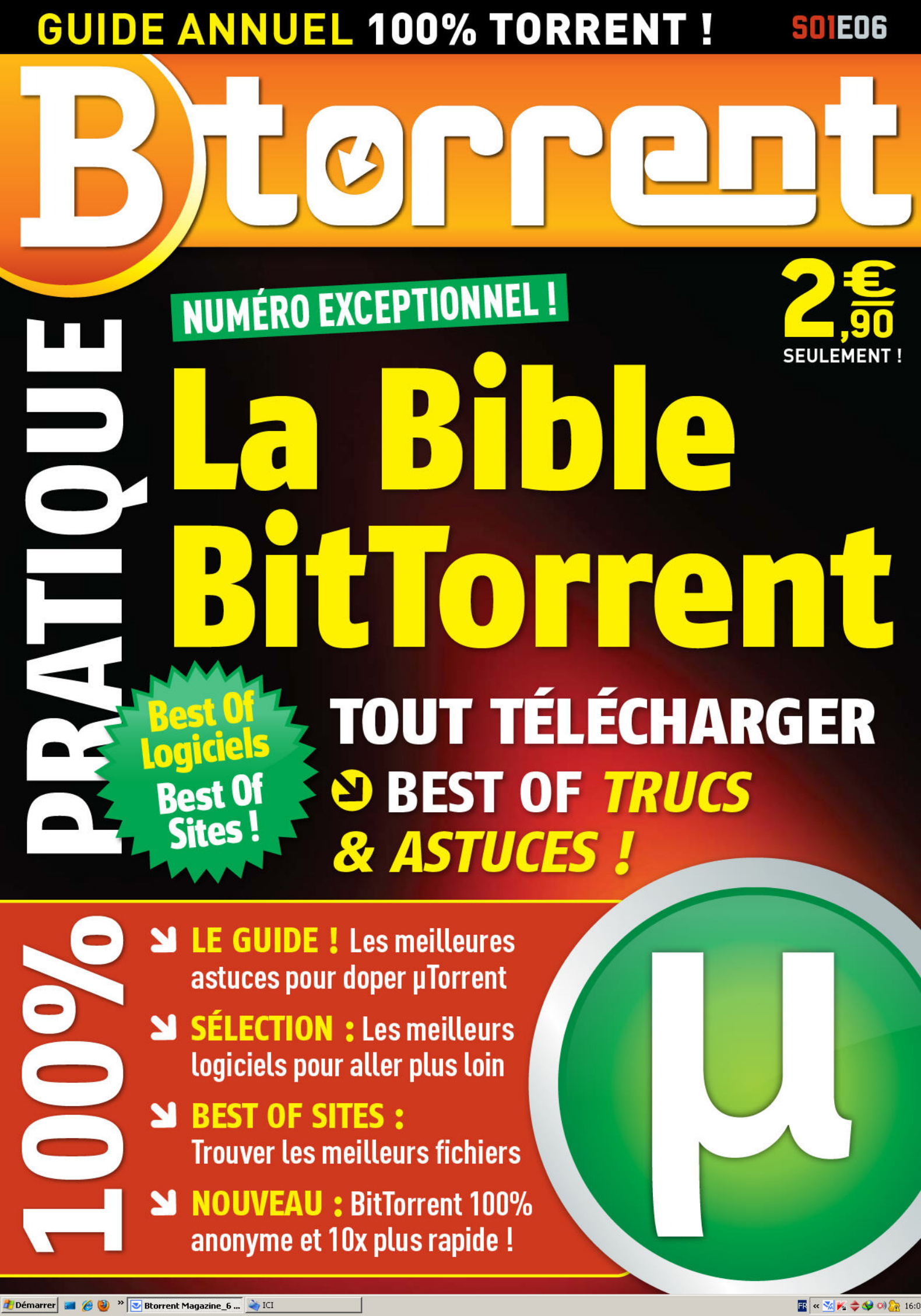 Première page de btorrent numero06