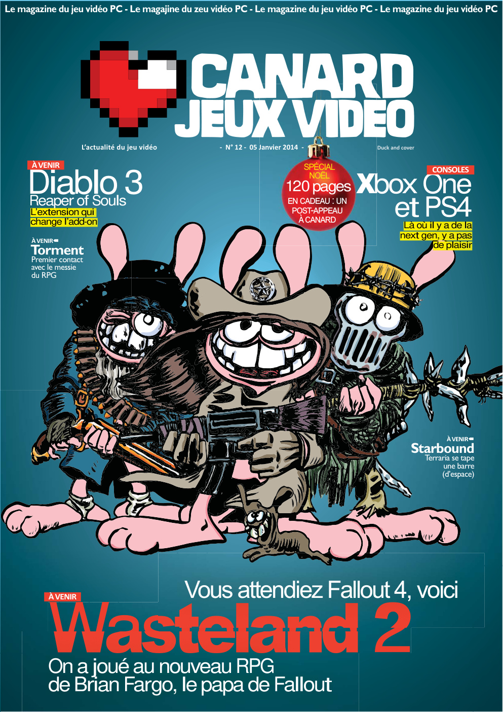 Première page de canardjeuxvideo numero012 02