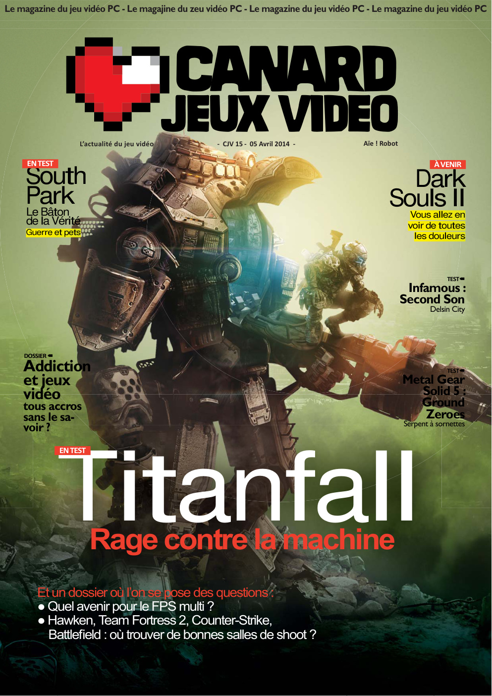 Première page de canardjeuxvideo numero015 02