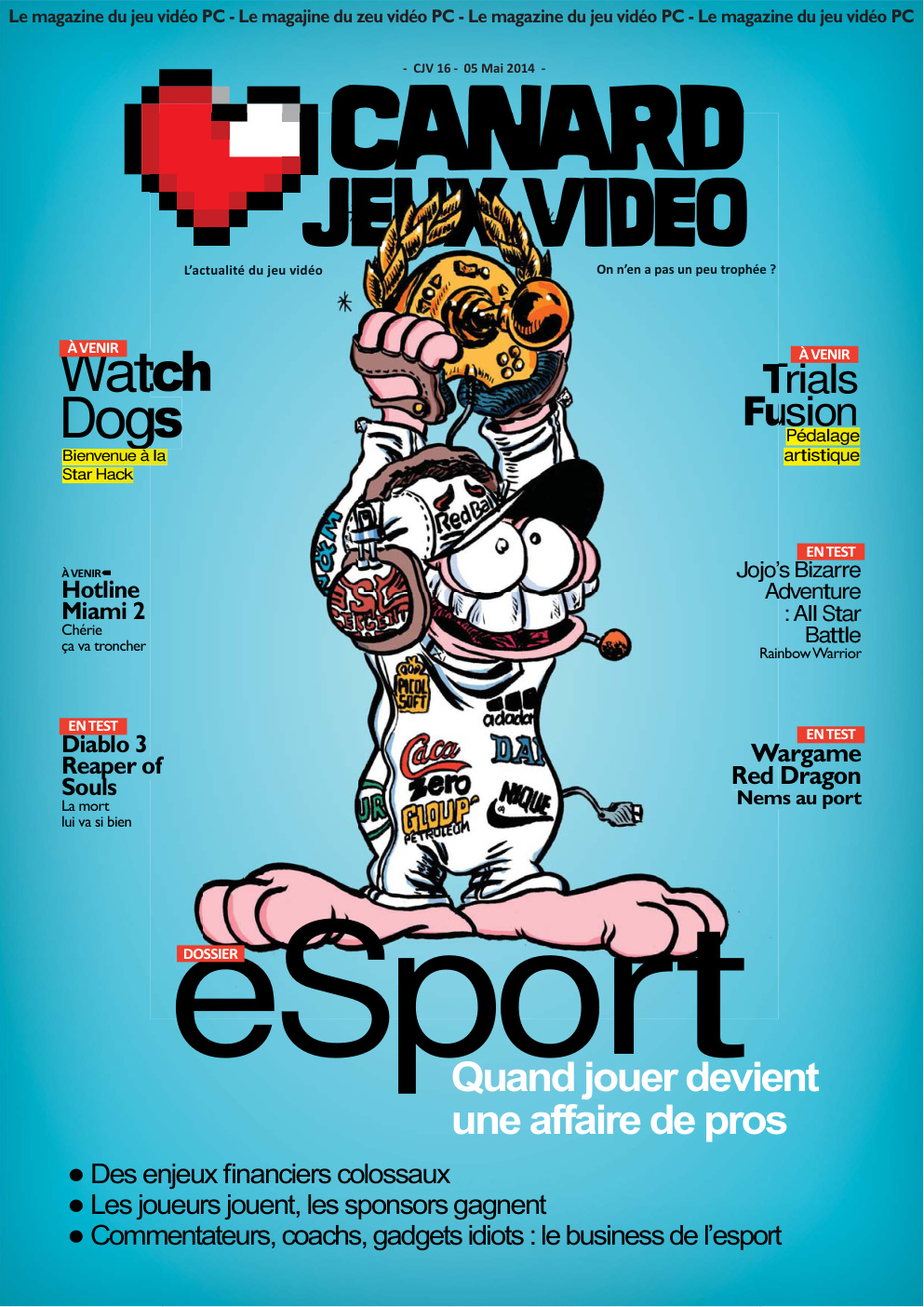 Première page de canardjeuxvideo numero016 02