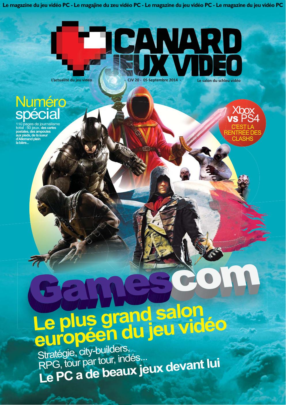 Première page de canardjeuxvideo numero020 02