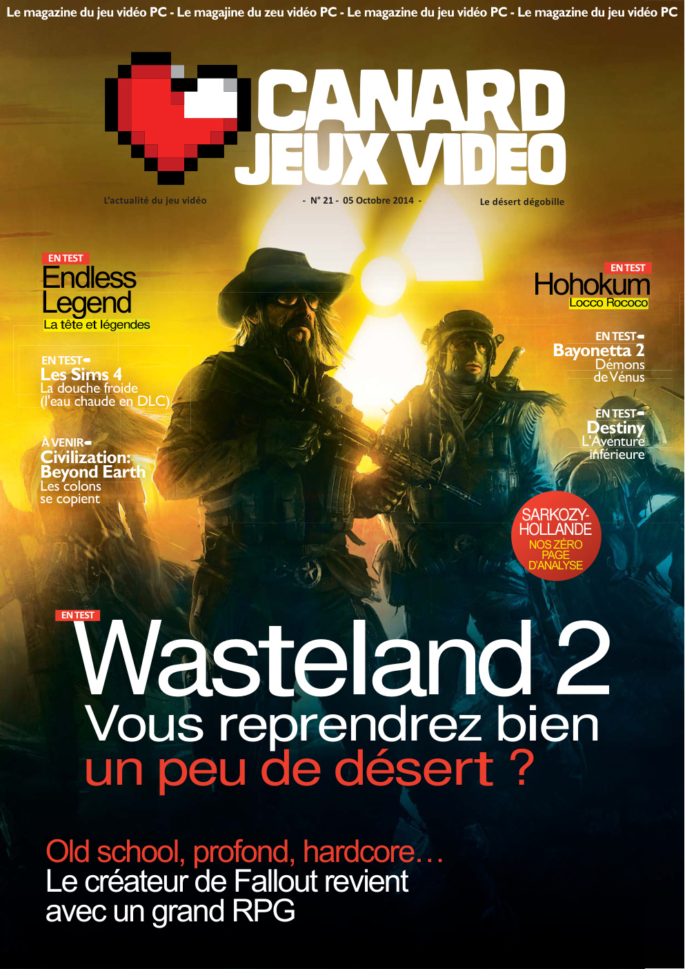 Première page de canardjeuxvideo numero021 02