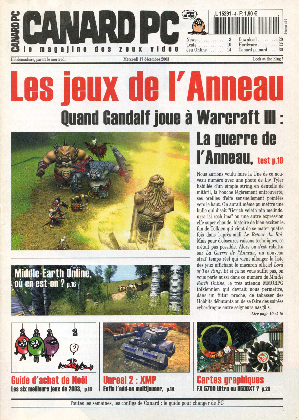 Première page de canardpc numero004