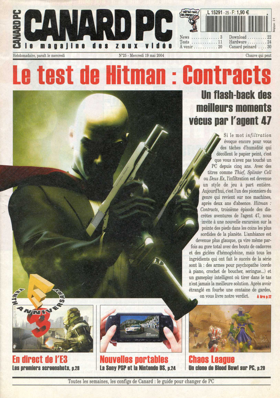 Première page de canardpc numero025