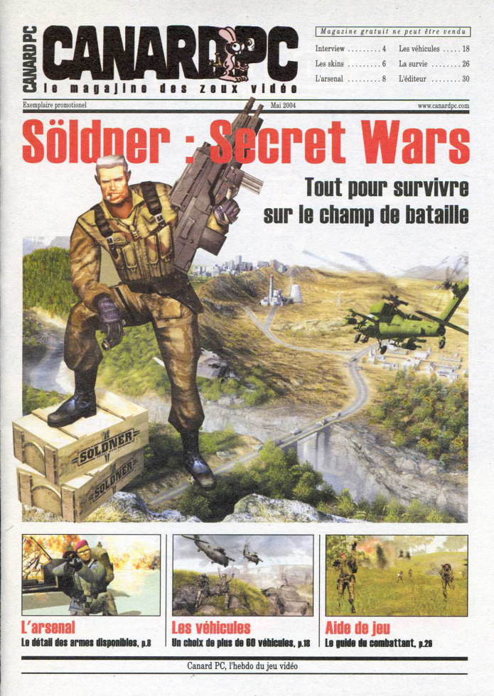 Première page de canardpc numero026