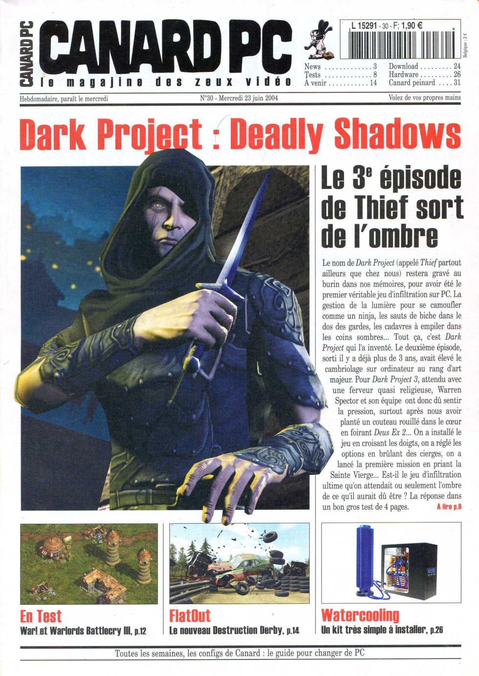 Première page de canardpc numero030