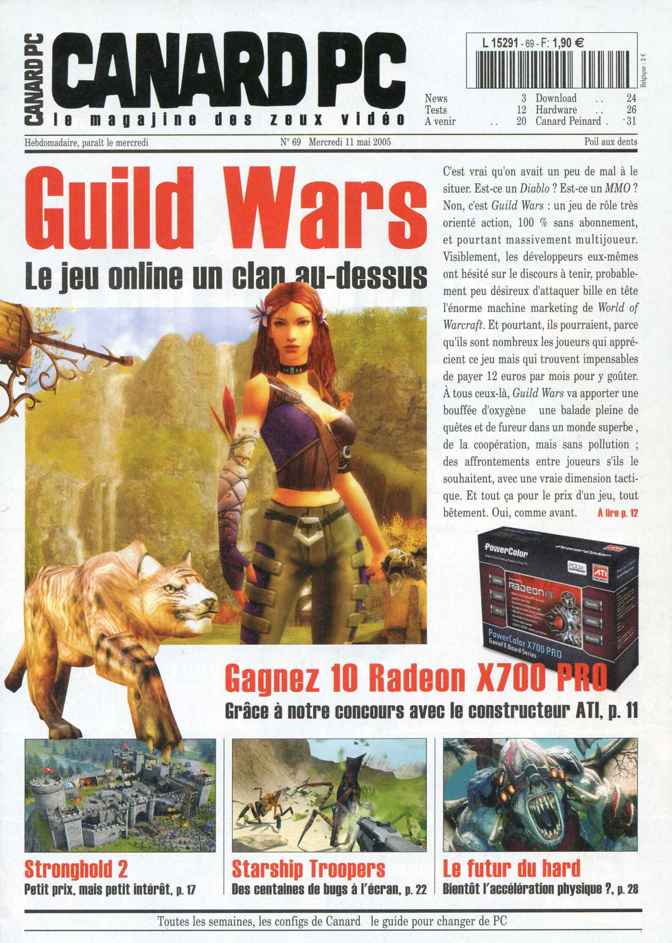 Première page de canardpc numero069