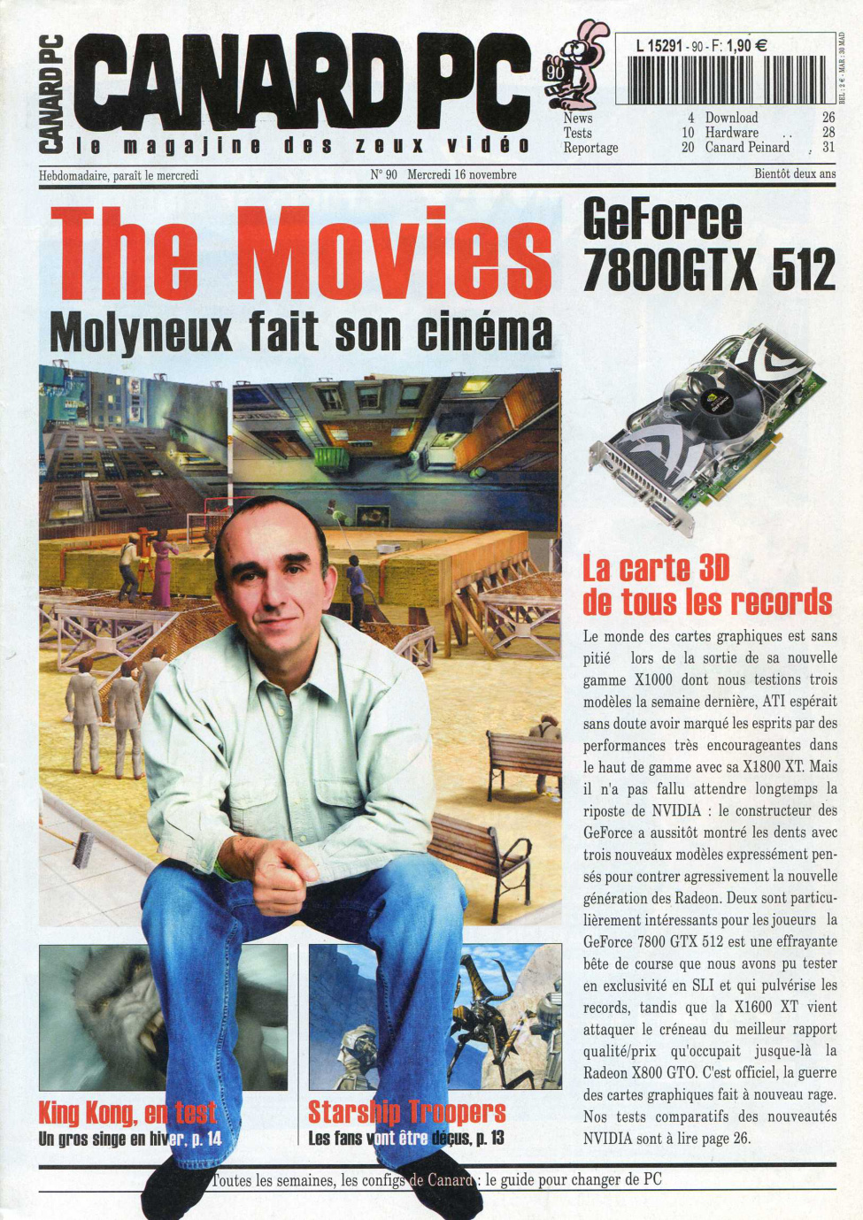 Première page de canardpc numero090