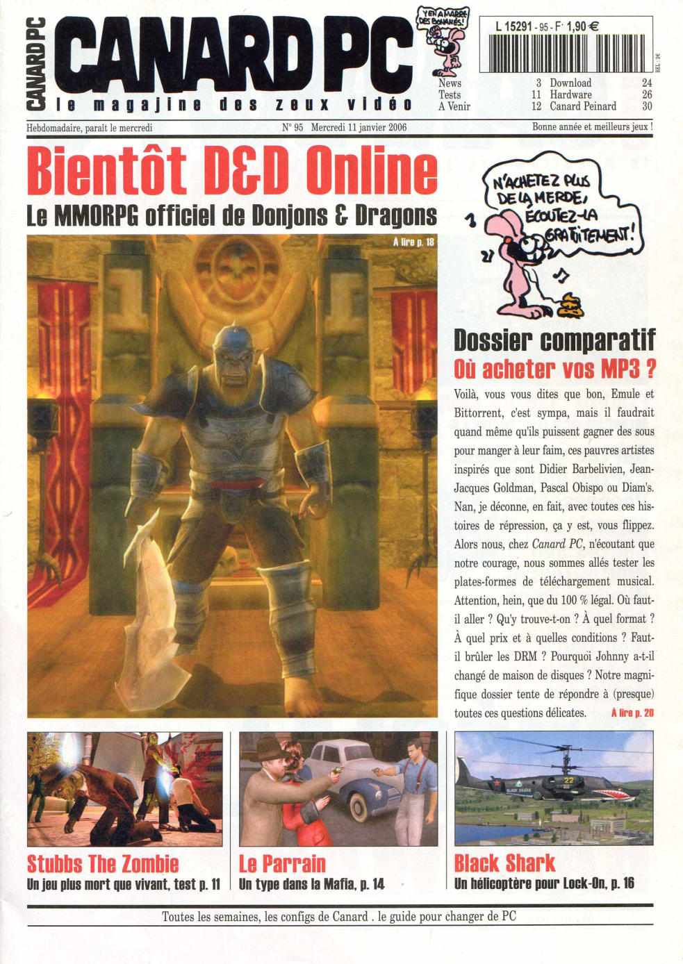 Première page de canardpc numero095