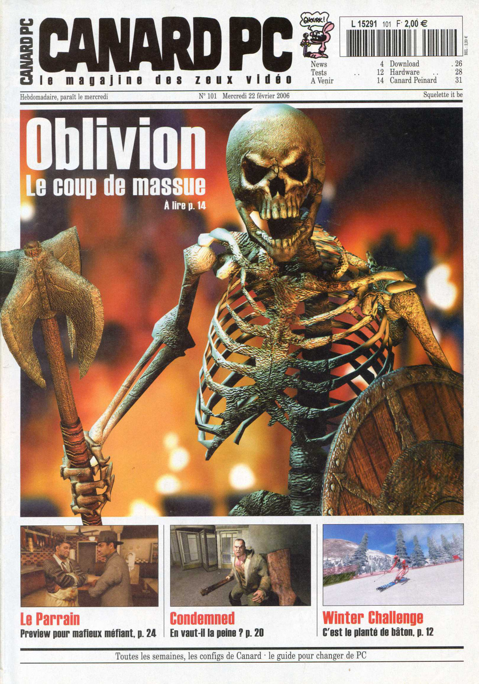 Première page de canardpc numero101